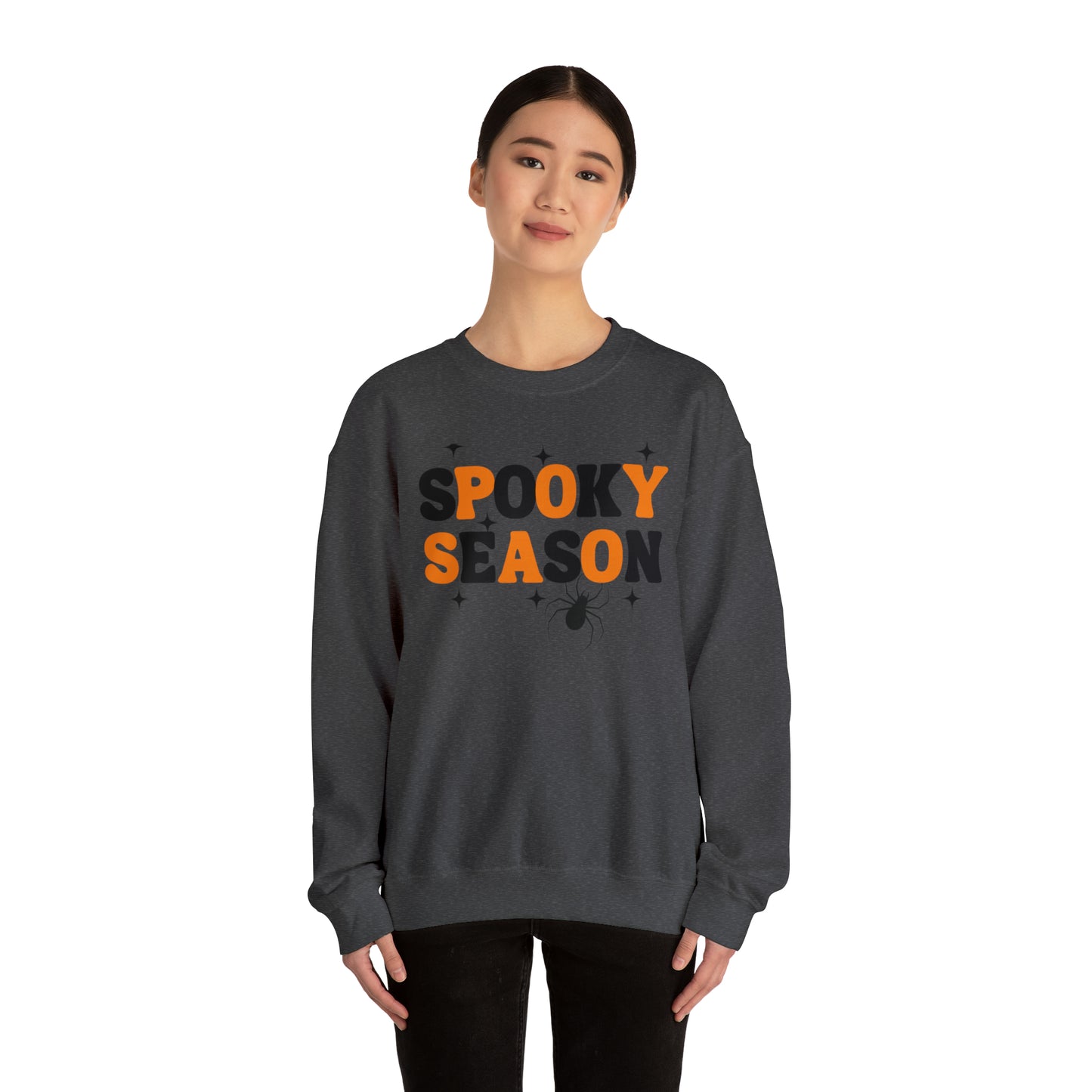 Spooky Season Bats Unisex Heavy Blend Crewneck Sweatshirt