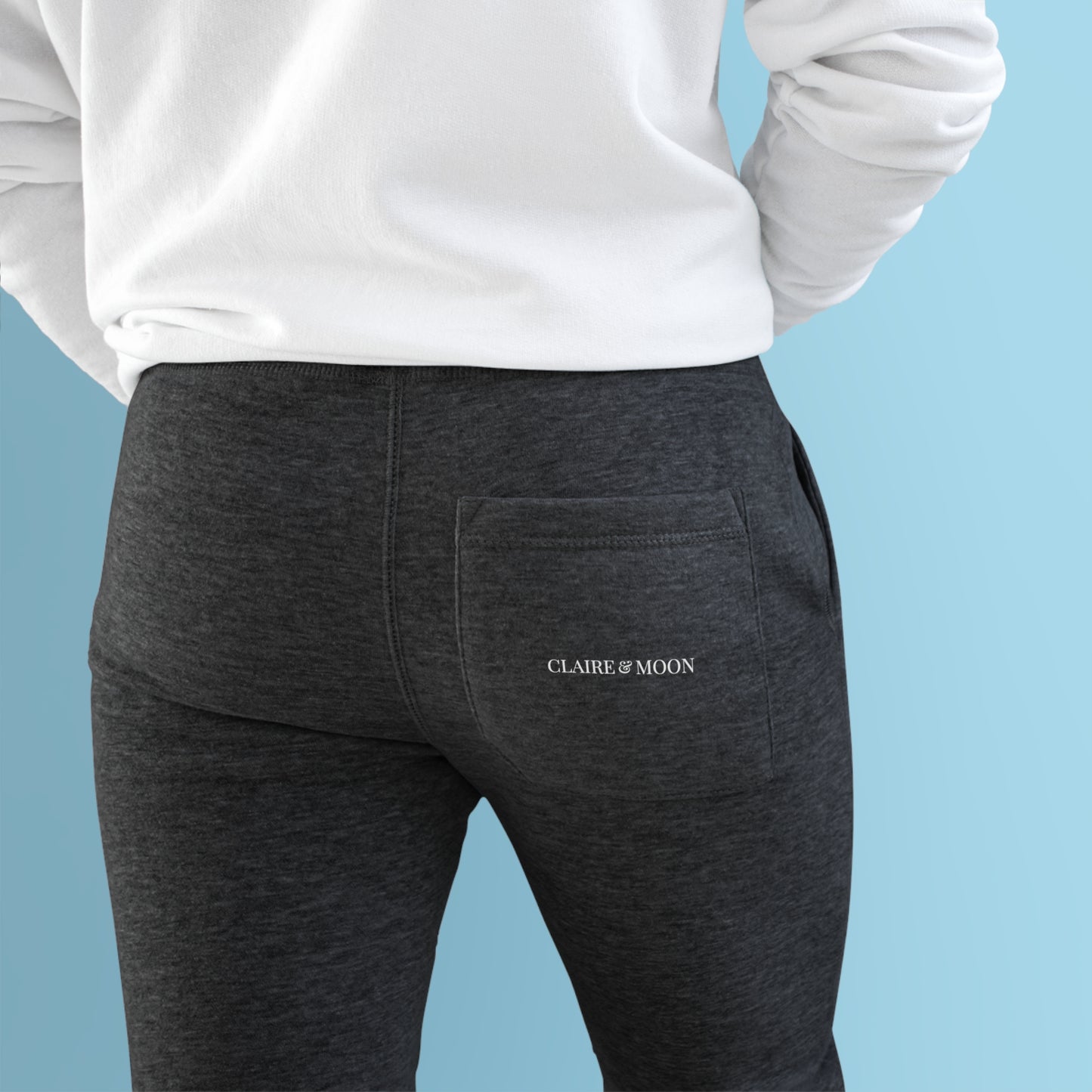 Claireandmoon logo Unisex Fleece Joggers