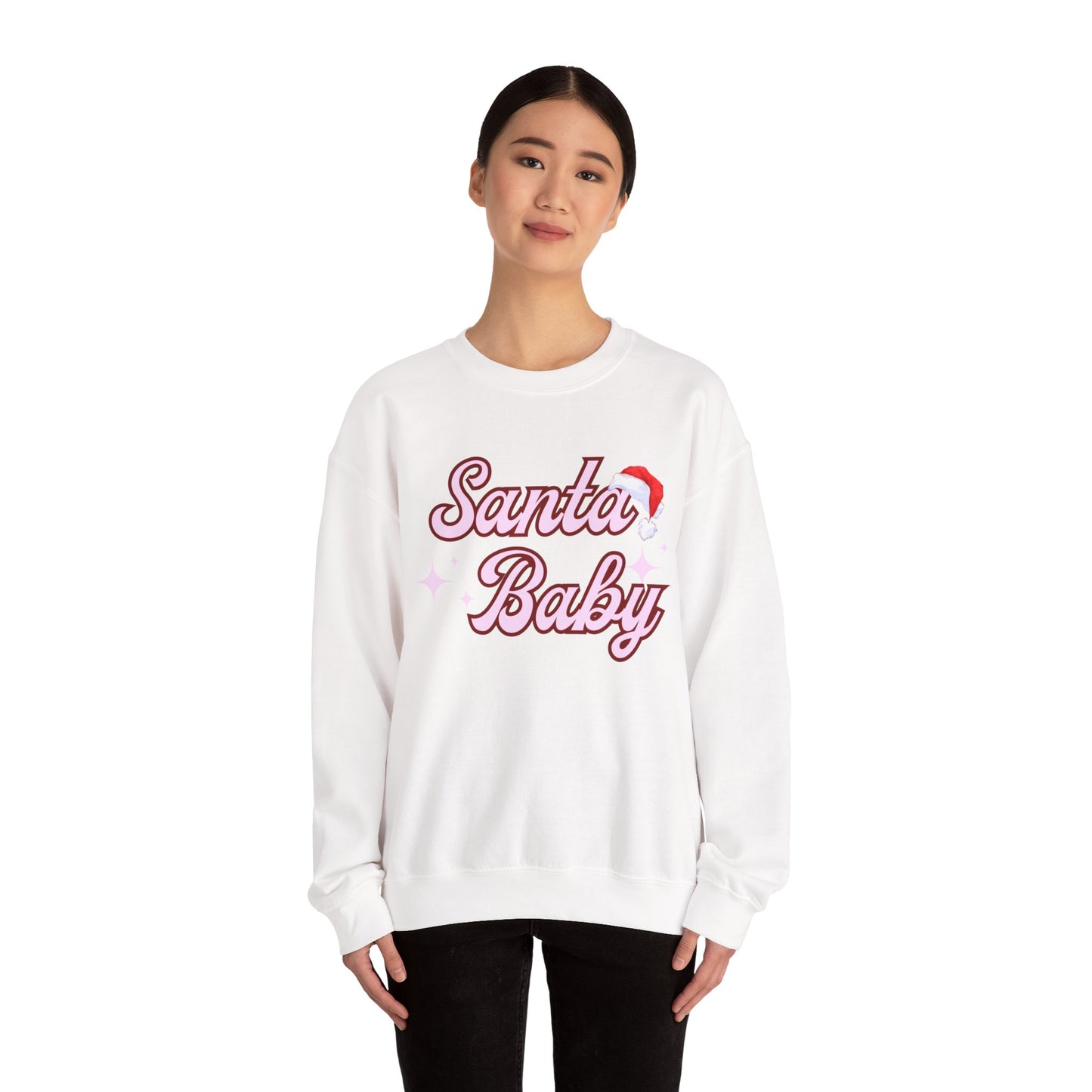 Santa Baby Unisex Heavy Blend Crewneck Sweatshirt
