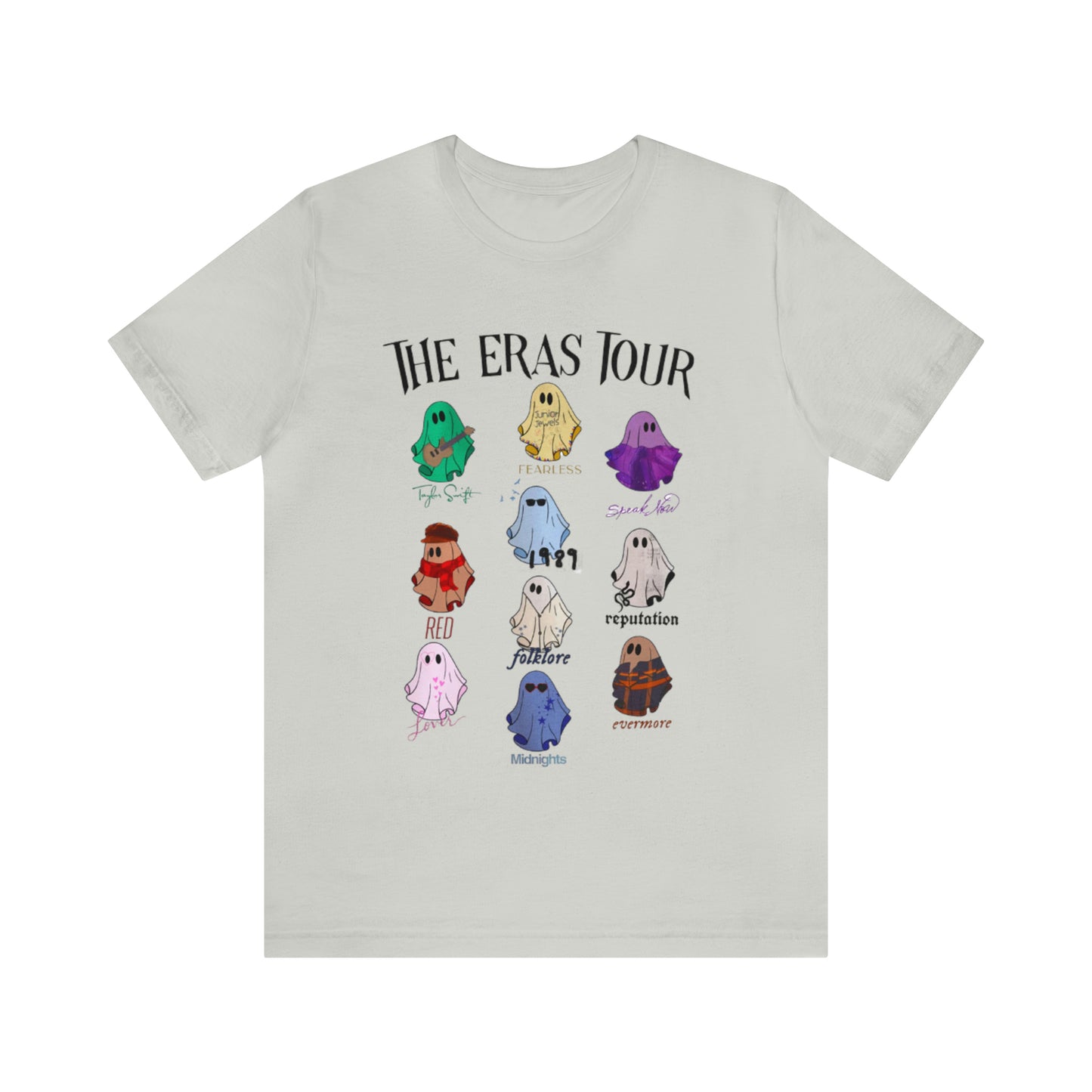 The Eras Tour Ghost Unisex Jersey Short Sleeve Tee