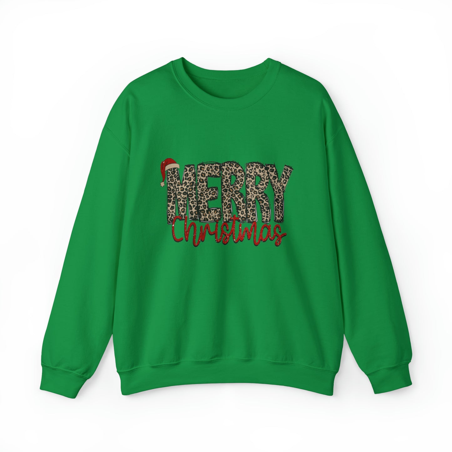 Merry Christmas Cheetah Unisex Sweatshirt