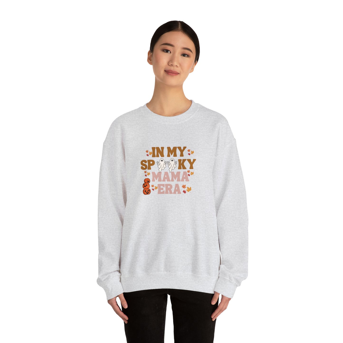 In My Spooky Mama Era Unisex Heavy Blend Crewneck Sweatshirt