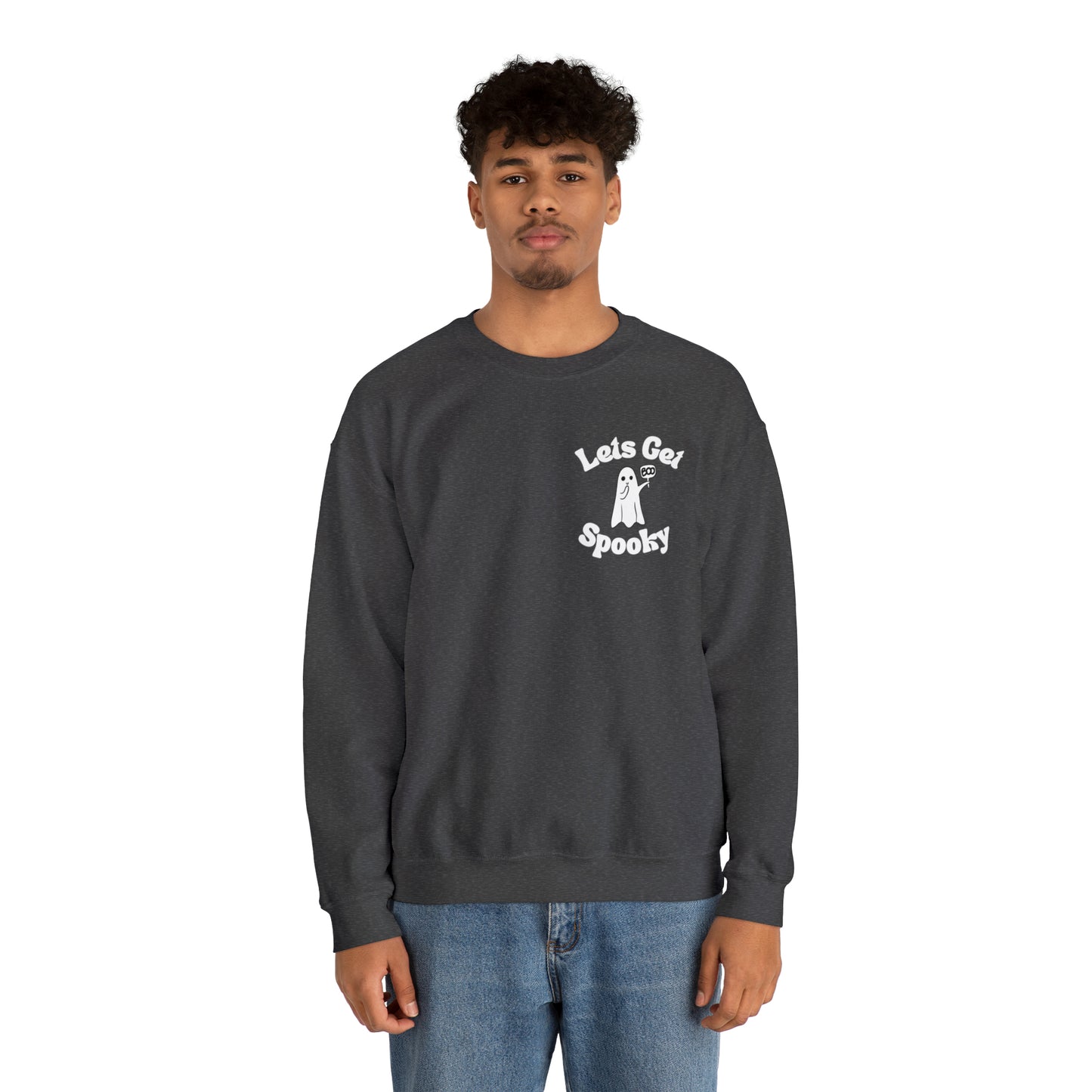 Let’s get spooky ghost Unisex Heavy Blend™ Crewneck Sweatshirt