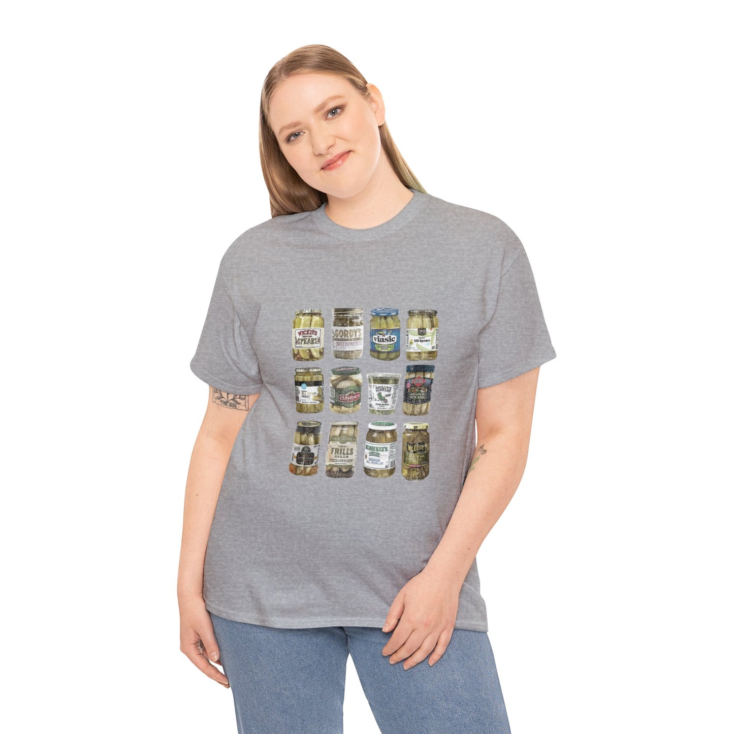 Pickle Jars Unisex Heavy  Cotton Tee