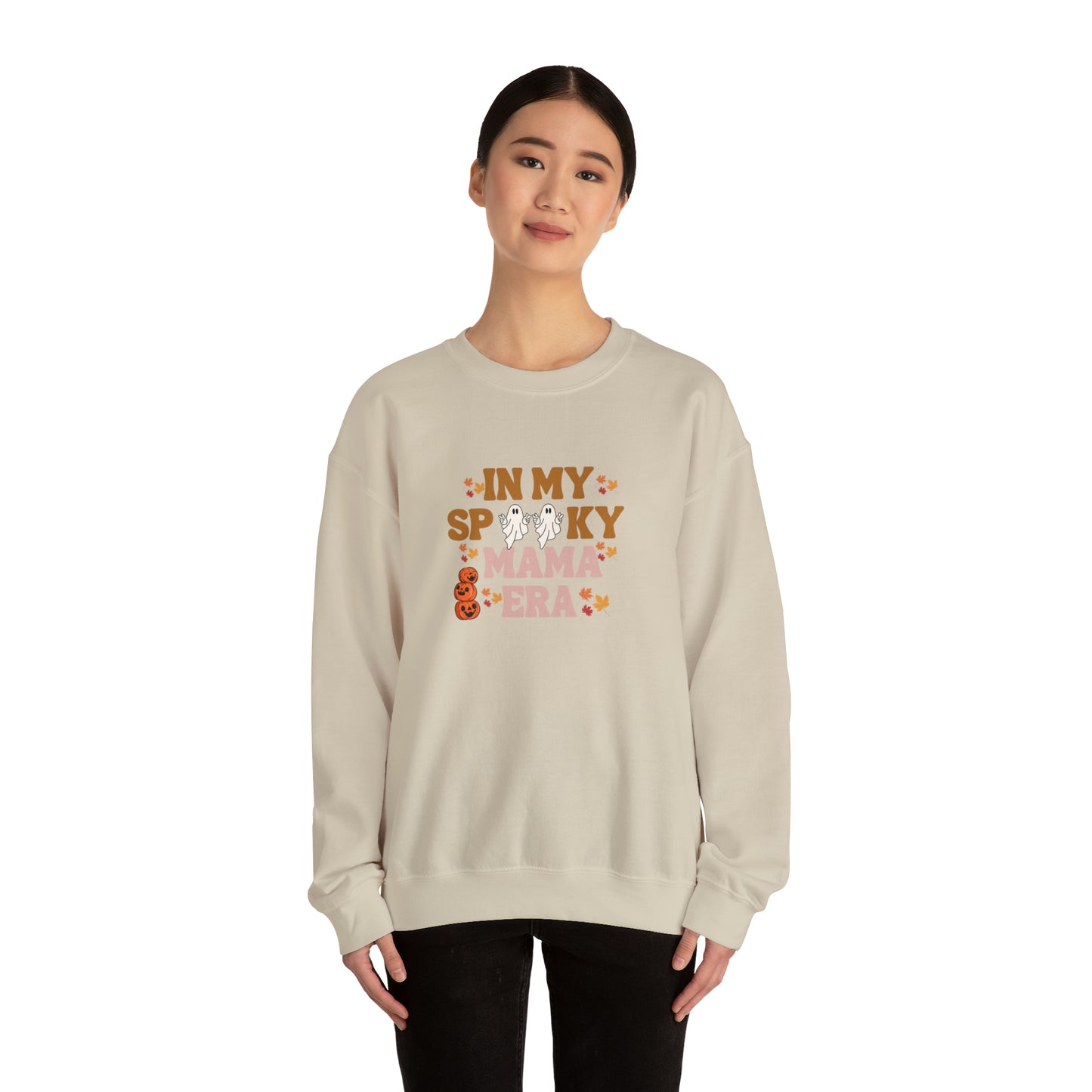 In My Spooky Mama Era Unisex Heavy Blend Crewneck Sweatshirt