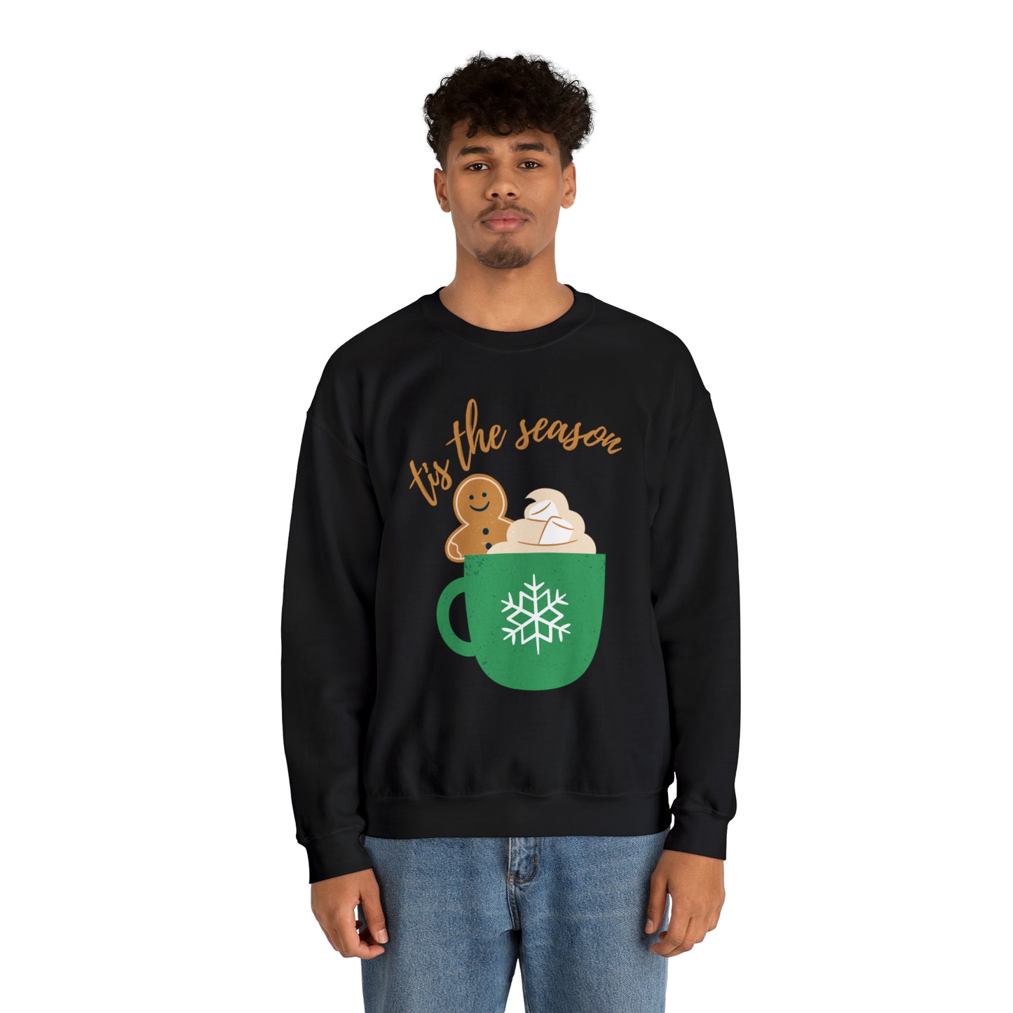 Tis The Season Latte Unisex Heavy Blend Crewneck Sweatshirt