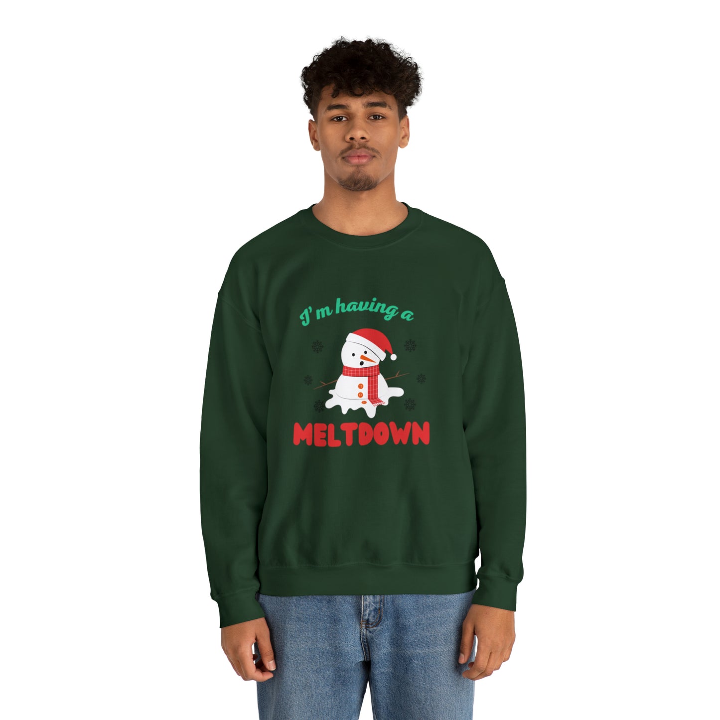 I’m having a meltdown snowman Unisex Sweatshirt