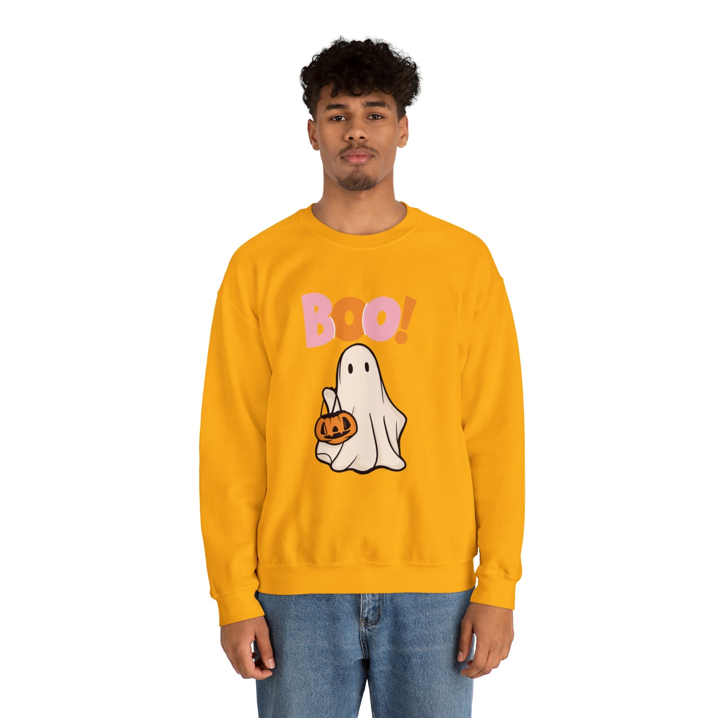 Boo Unisex Heavy Blend Crewneck Sweatshirt