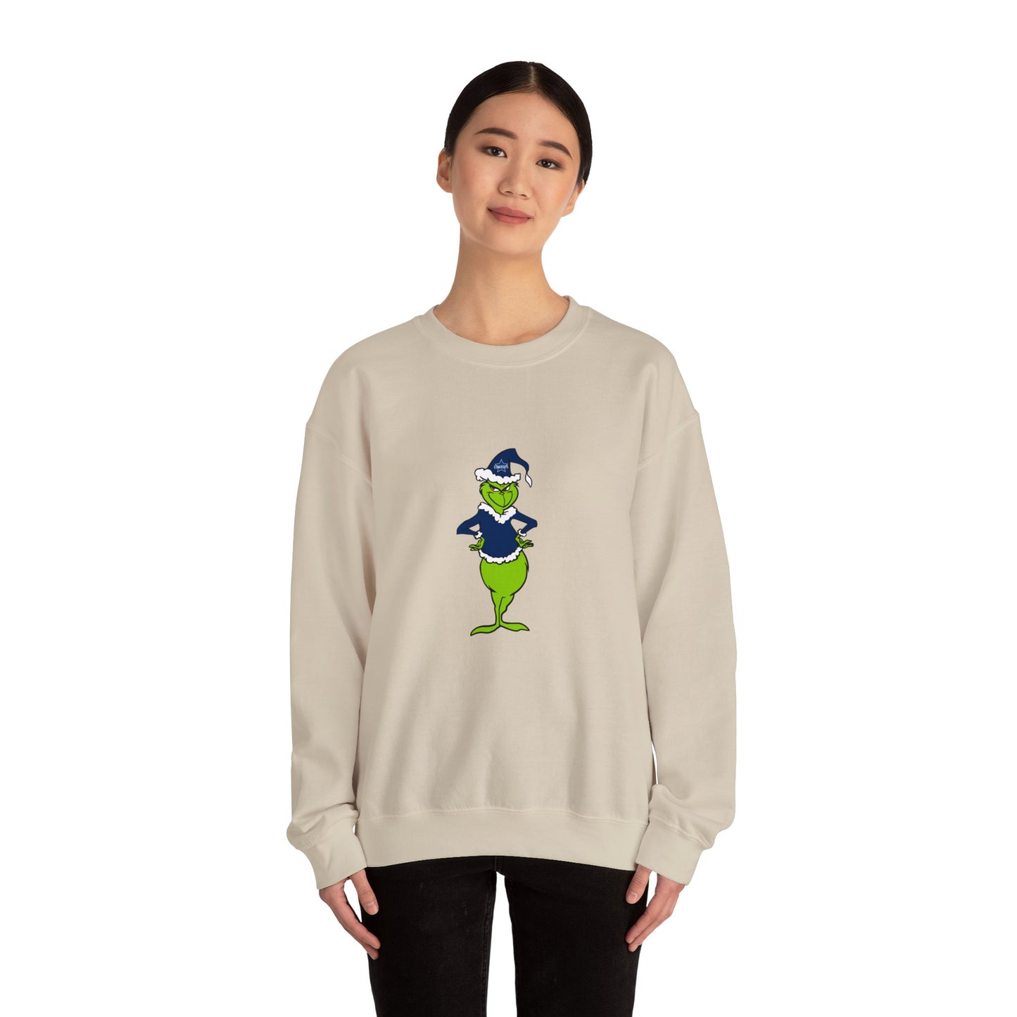Dallas Cowboys Grinch Unisex Heavy Blend Crewneck Sweatshirt