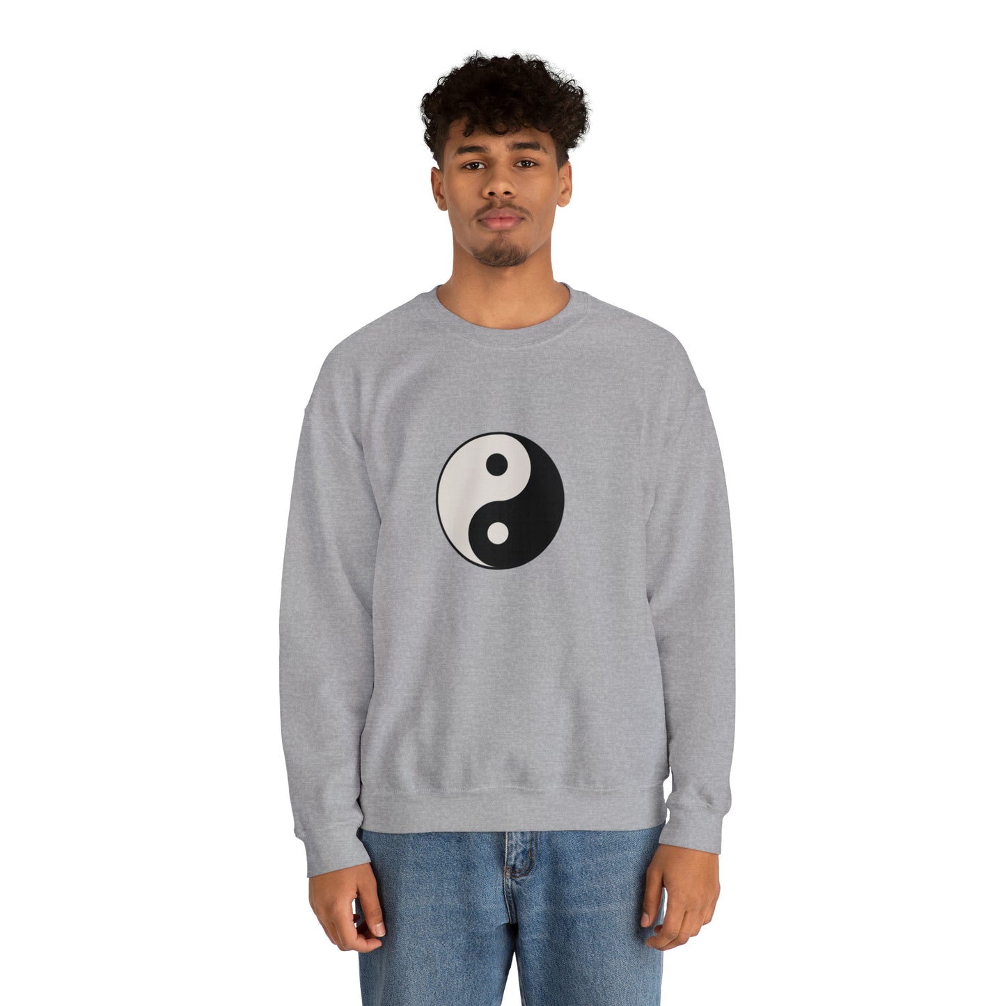 Ying Yang Unisex Heavy Blend Crewneck Sweatshirt