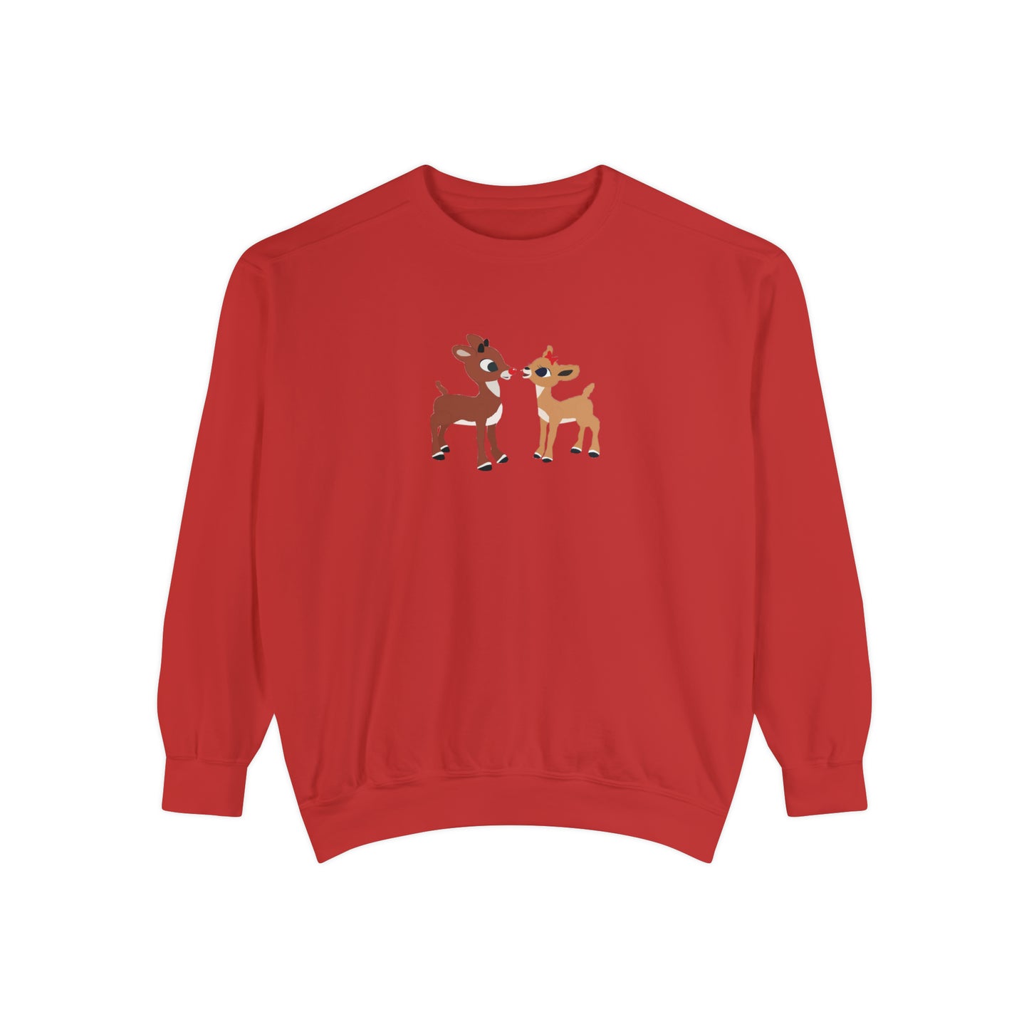 RudolphThe Red Nose Reindeer Unisex Garment-Dyed Sweatshirt