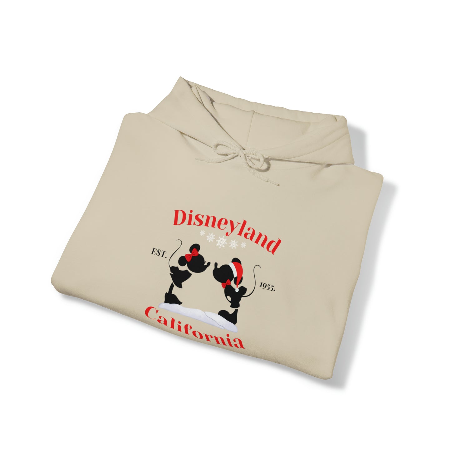 Disneyland Mickey And Minnie Christmas Unisex Heavy Blend Hooded Sweatshirt