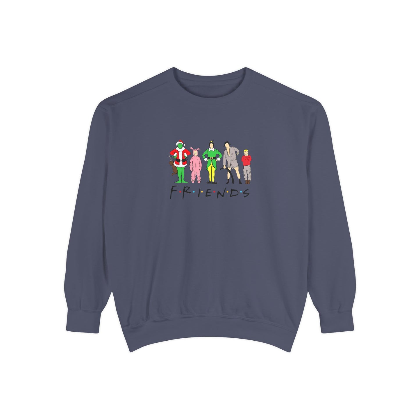 Friends comfort colors Unisex Garment-Dyed Sweatshirt