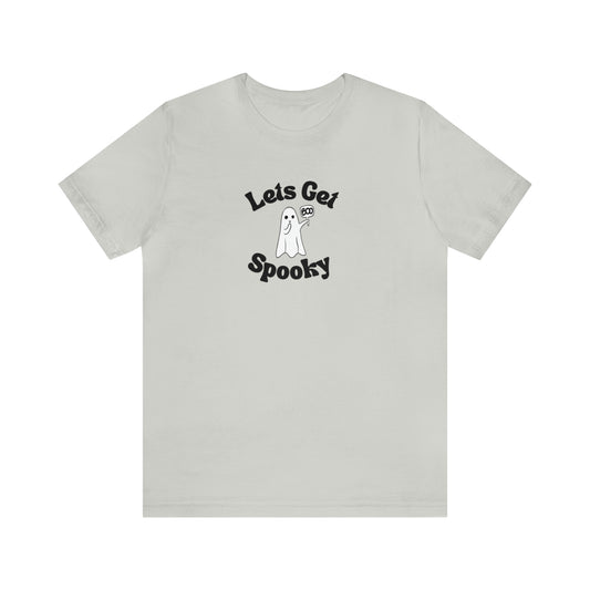 Lets Get Spooky Ghost Unisex Jersey Short Sleeve Tee