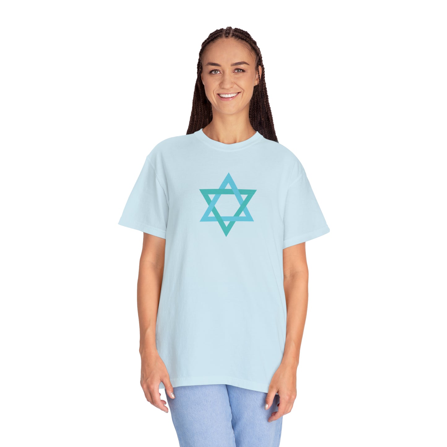 Jewish Star Unisex Garment-Dyed T-shirt
