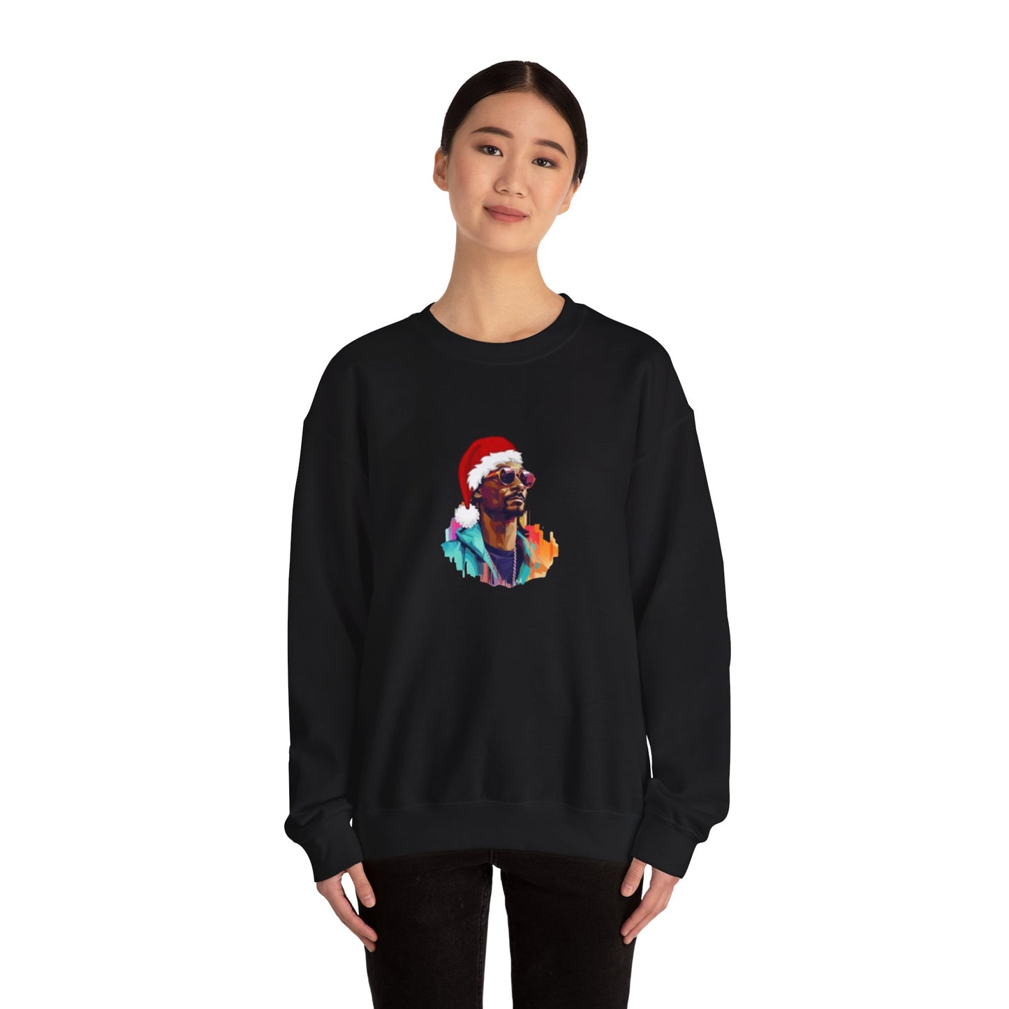 Snoop Dog Christmas Unisex Heavy Blend Crewneck Sweatshirt