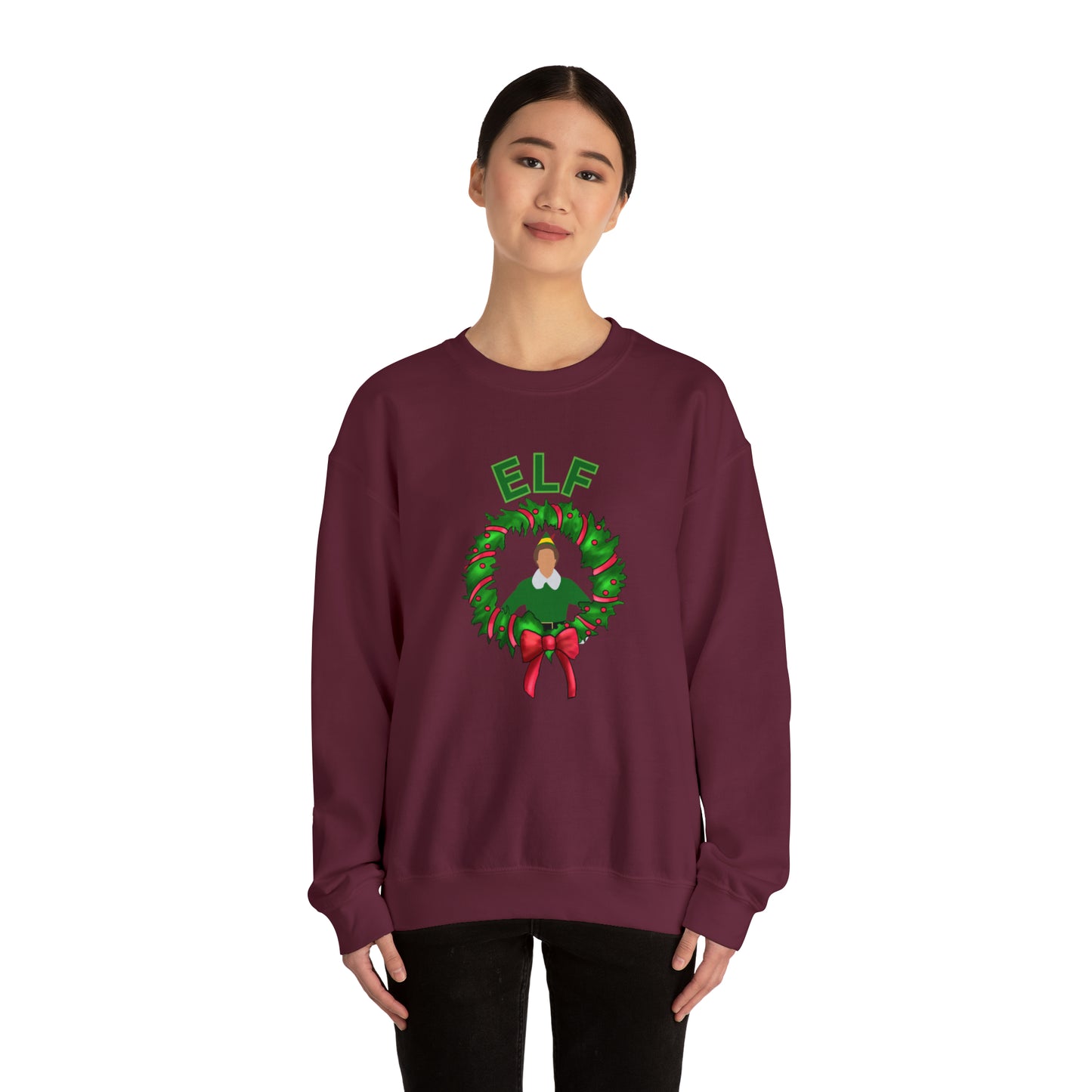 Buddy Elf Christmas Unisex Heavy Blend Crewneck Sweatshirt