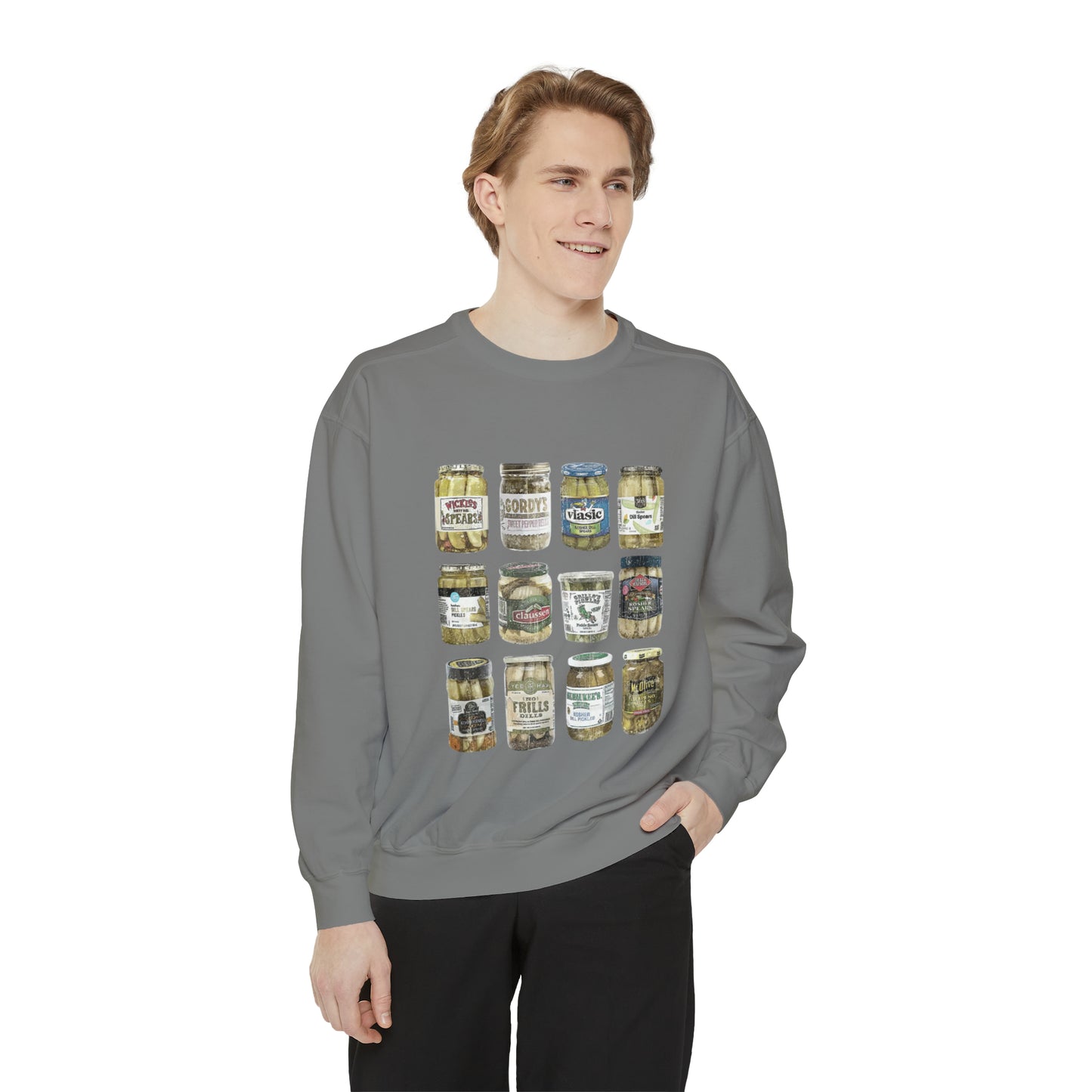 Pickle Jars Unisex Garment-Dyed Sweatshirt