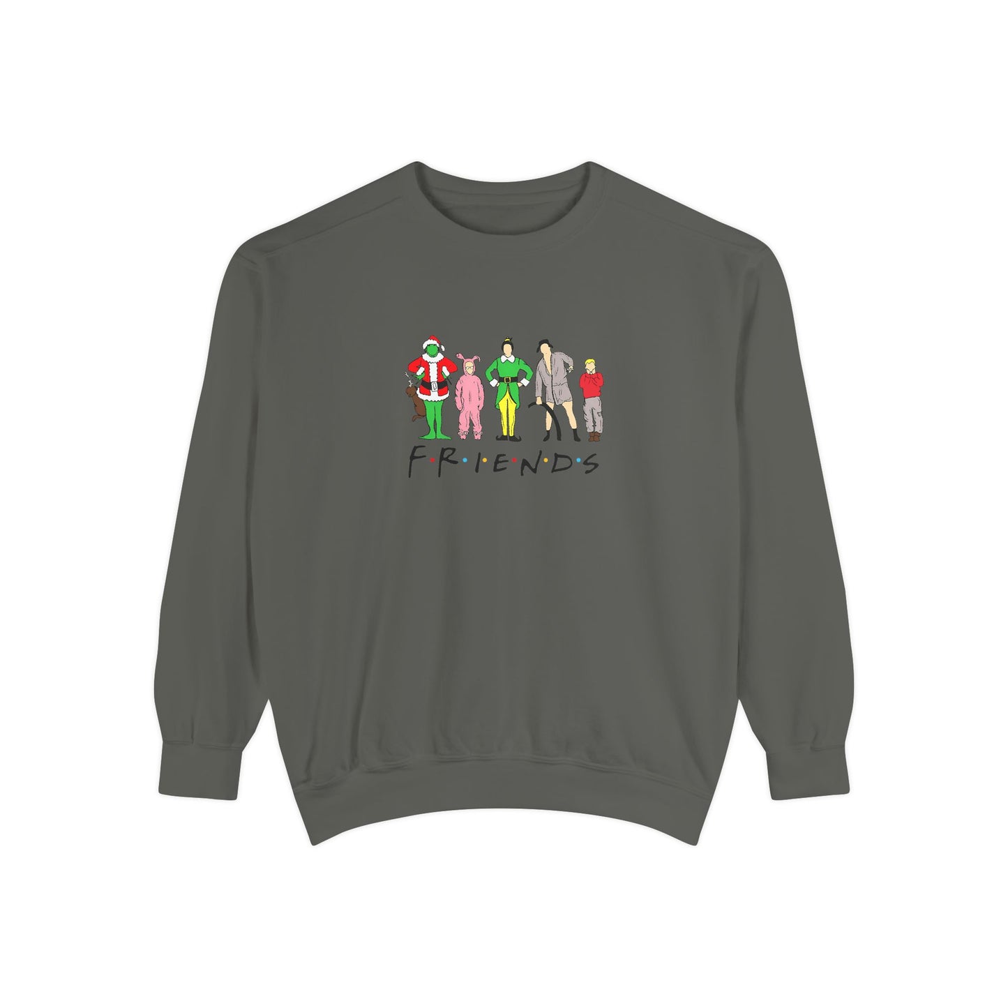 Friends comfort colors Unisex Garment-Dyed Sweatshirt