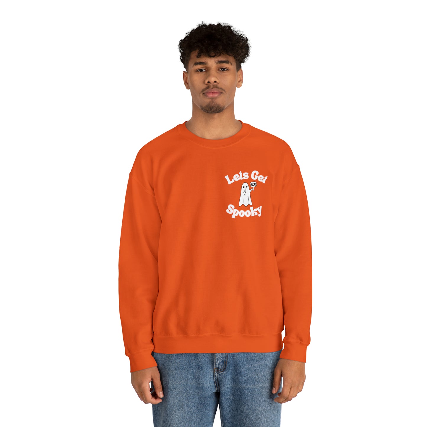 Let’s get spooky ghost Unisex Heavy Blend™ Crewneck Sweatshirt