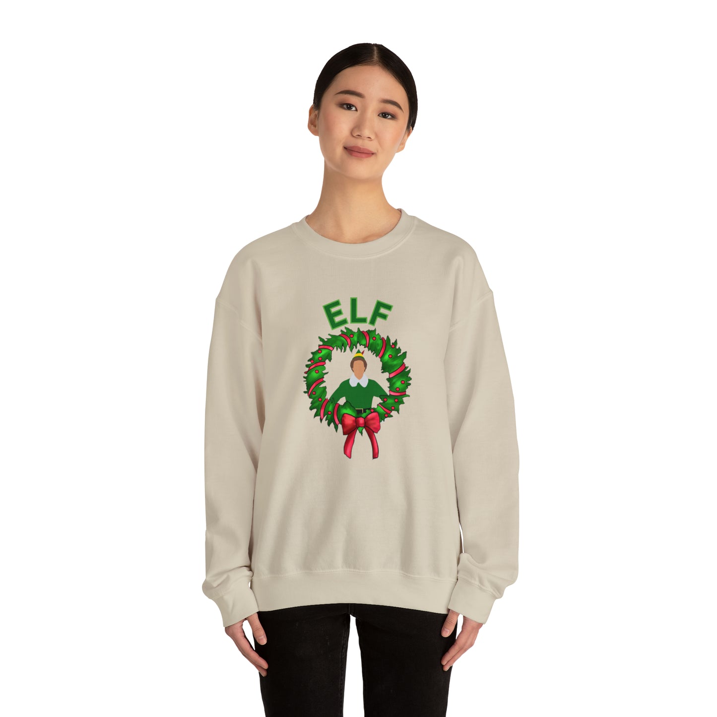 Buddy Elf Christmas Unisex Heavy Blend Crewneck Sweatshirt