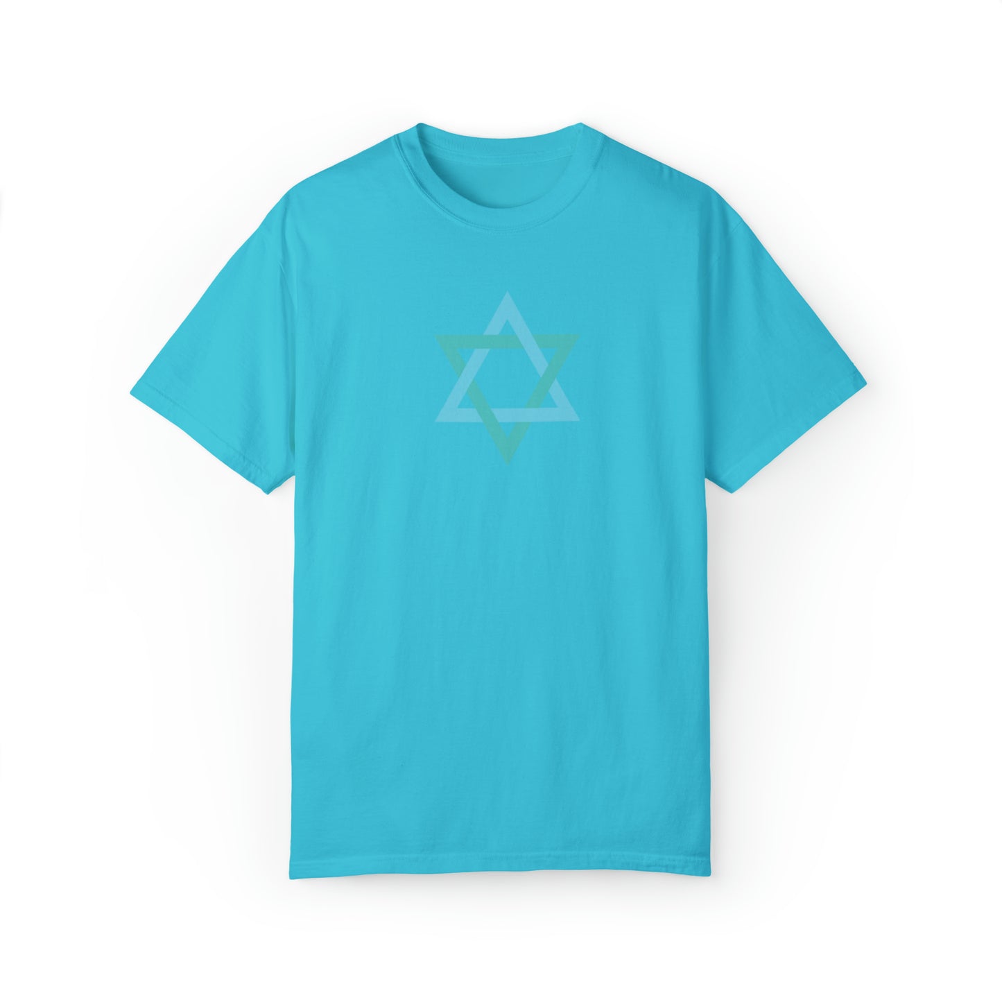 Jewish Star Unisex Garment-Dyed T-shirt