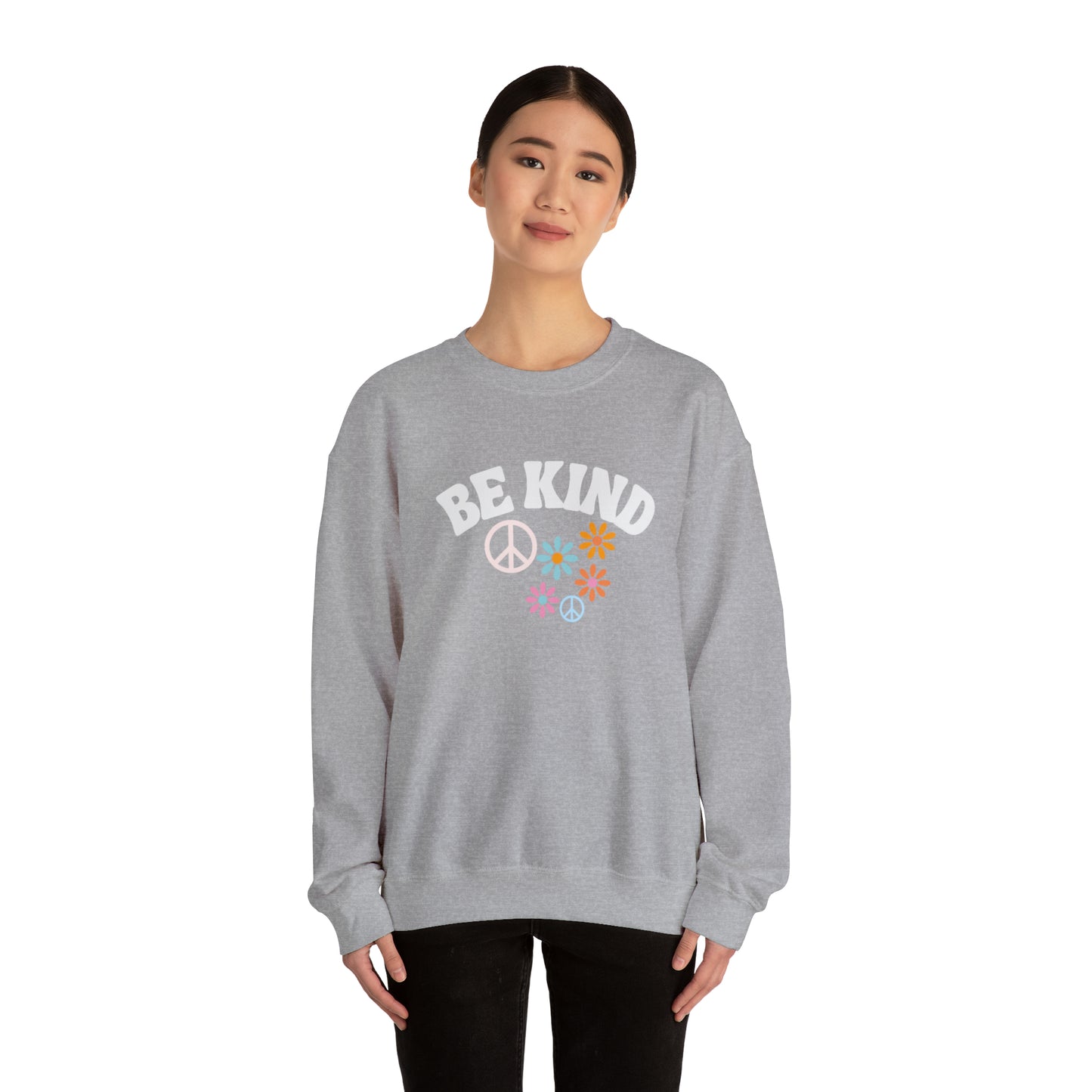 Be Kind Unisex Heavy Blend Crewneck Sweatshirt