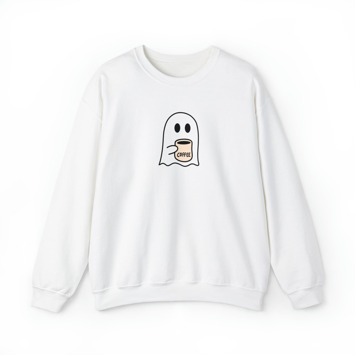 Ghost Coffee Unisex Heavy Blend Crewneck Sweatshirt