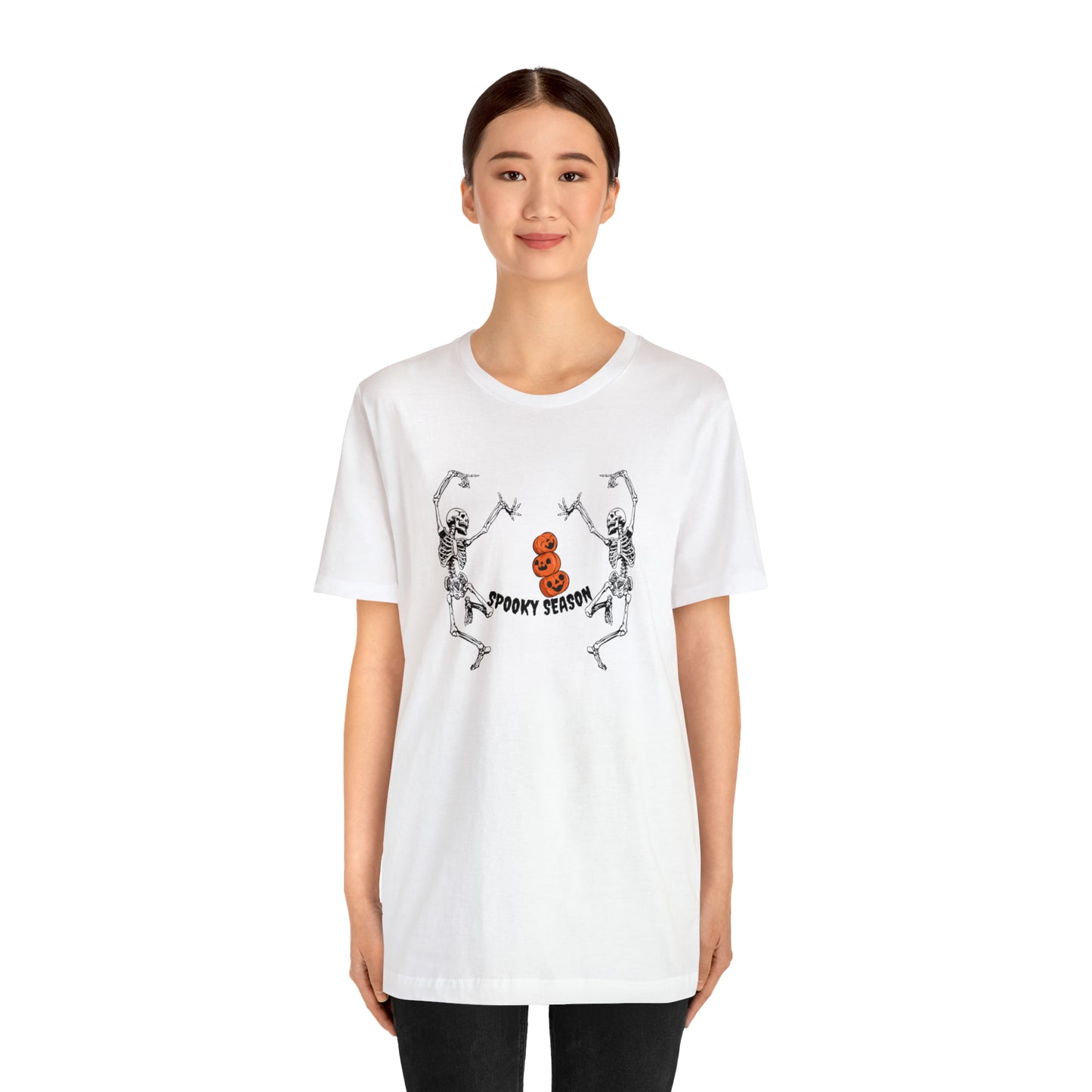 Stay Spooky Skeleton Dance Unisex Jersey Short Sleeve Tee