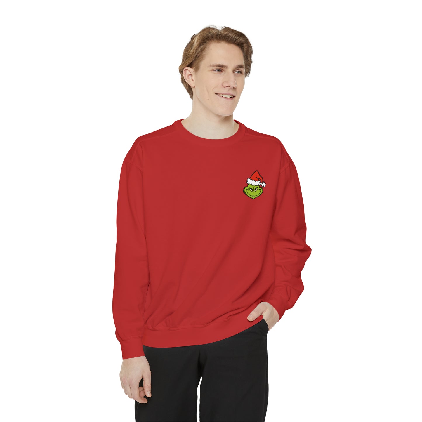 In My Grinch Era Comfort Colors Unisex Garment-Dyed Sweatshirt