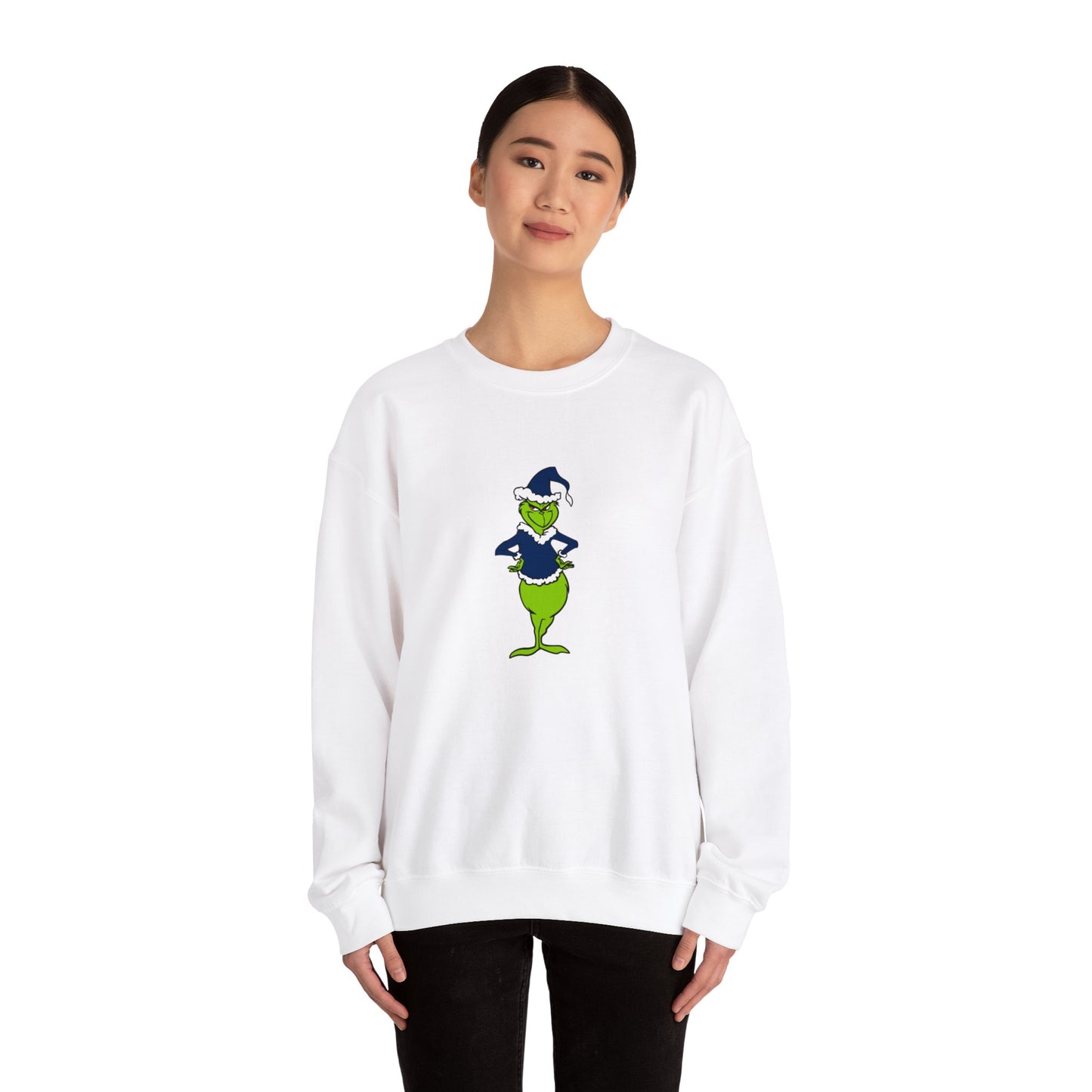 Grinch Dallas Cowboys Unisex Heavy Blend Crewneck Sweatshirt