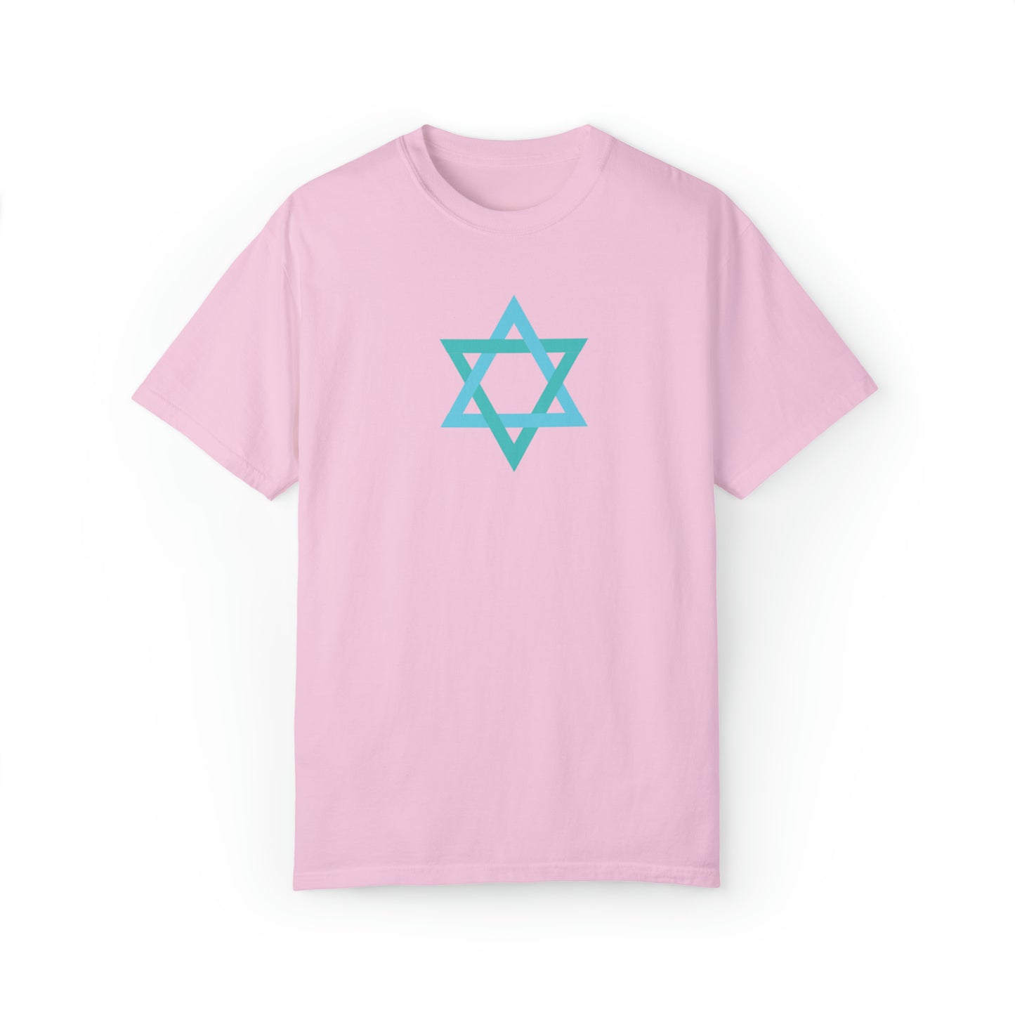 Jewish Star Unisex Garment-Dyed T-shirt
