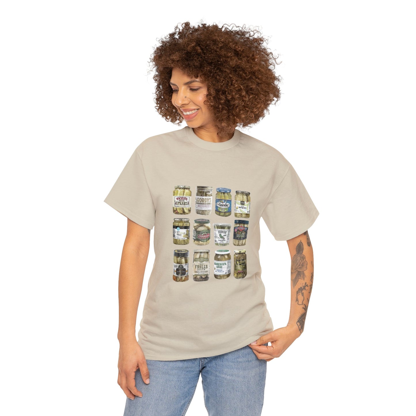 Pickle Jars Unisex Heavy  Cotton Tee