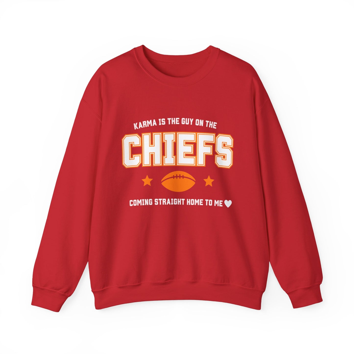 Karma Is The Guy On The Chiefs Unisex Crewneck