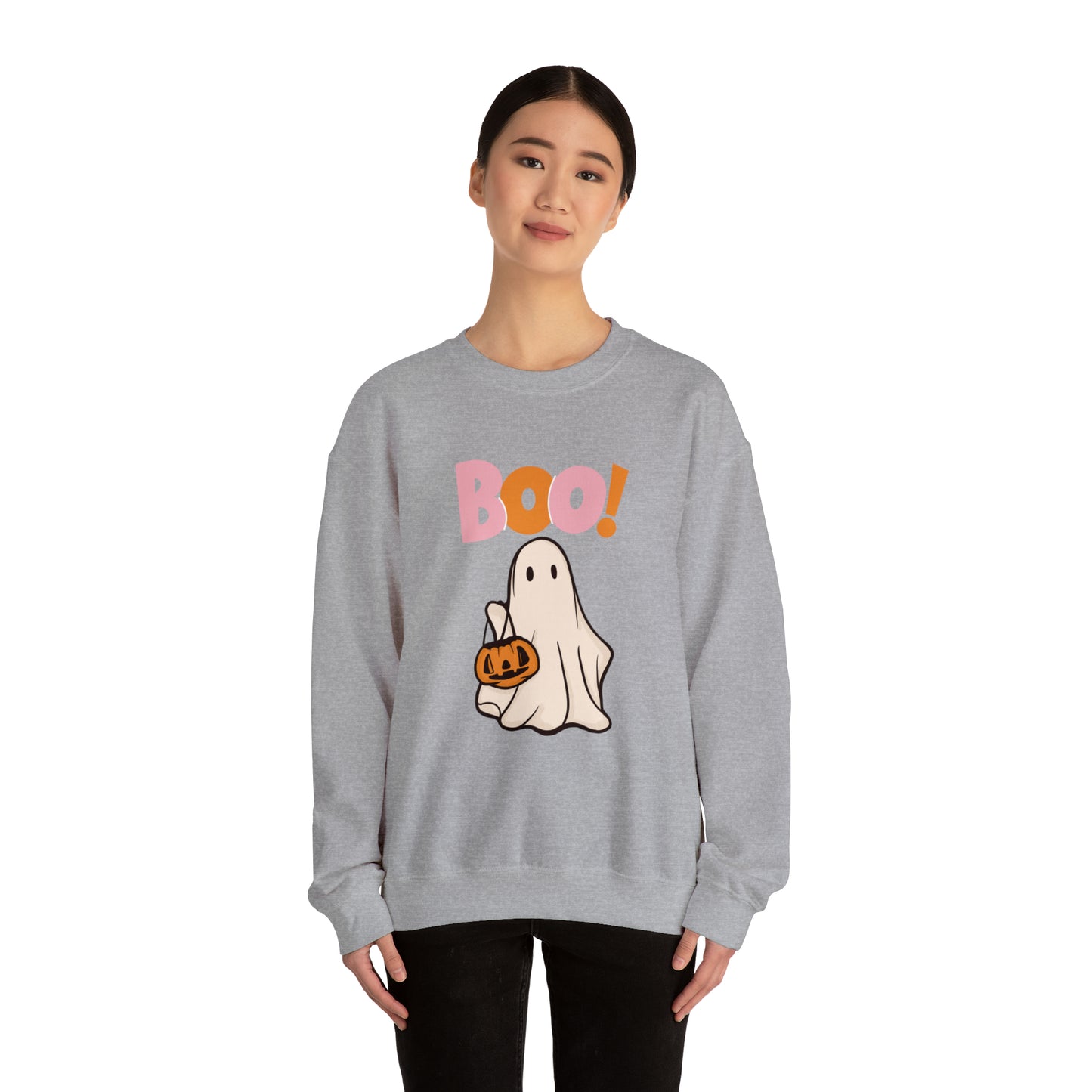 Boo Unisex Heavy Blend Crewneck Sweatshirt
