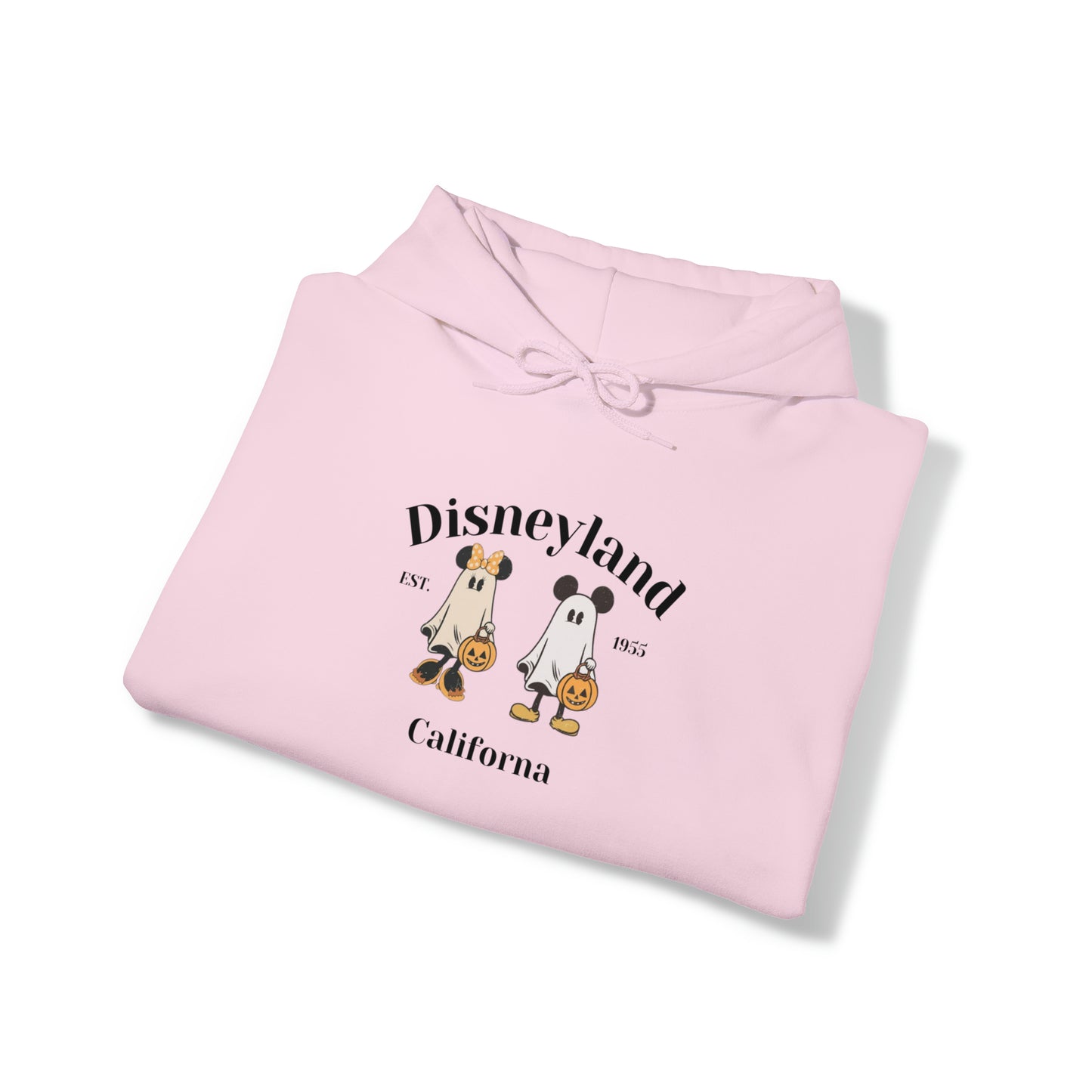 Disneyland Mickey And Minnie Ghost Unisex Heavy Blend Hooded Sweatshirt