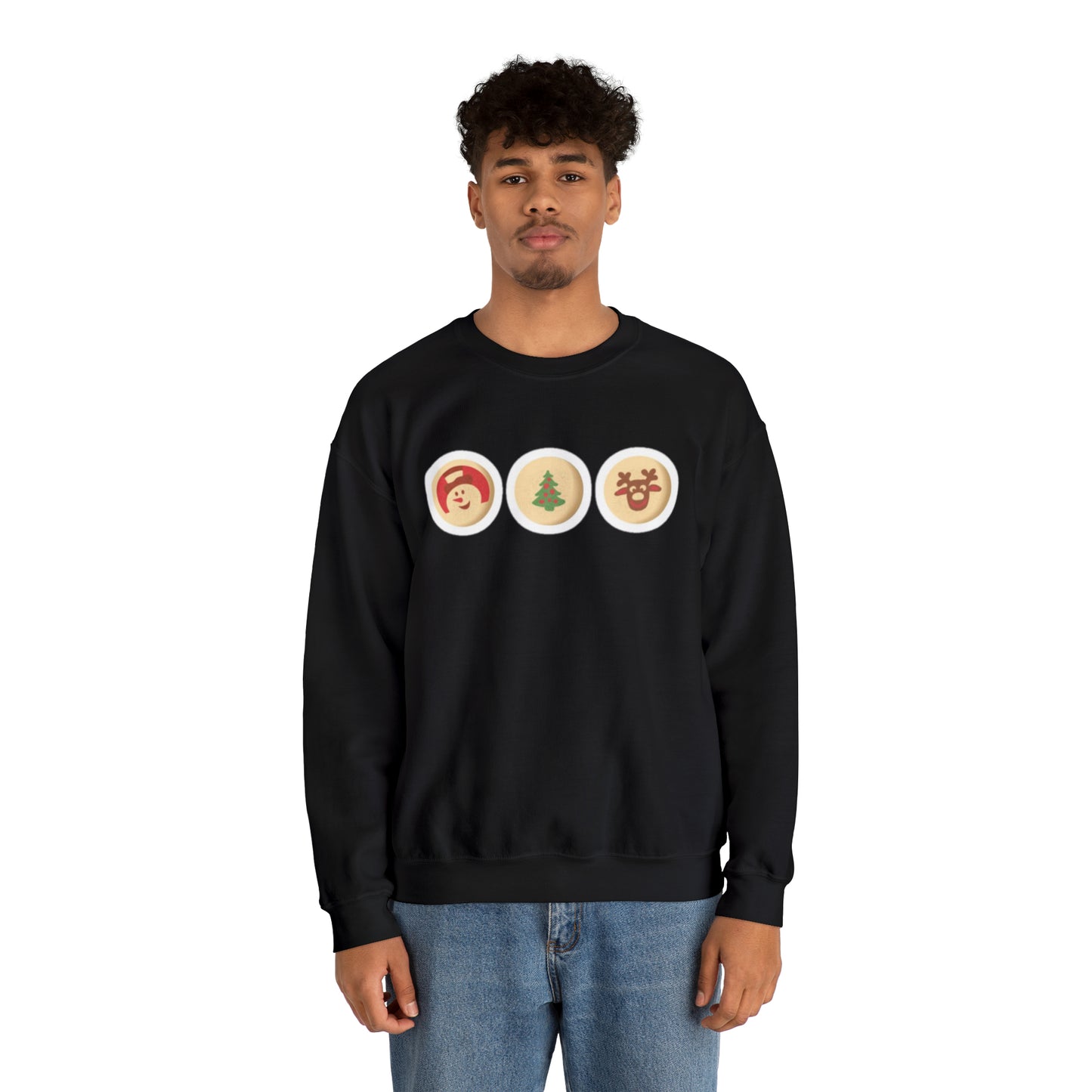 Christmas Sugar Cookie Unisex Heavy Blend Crewneck Sweatshirt