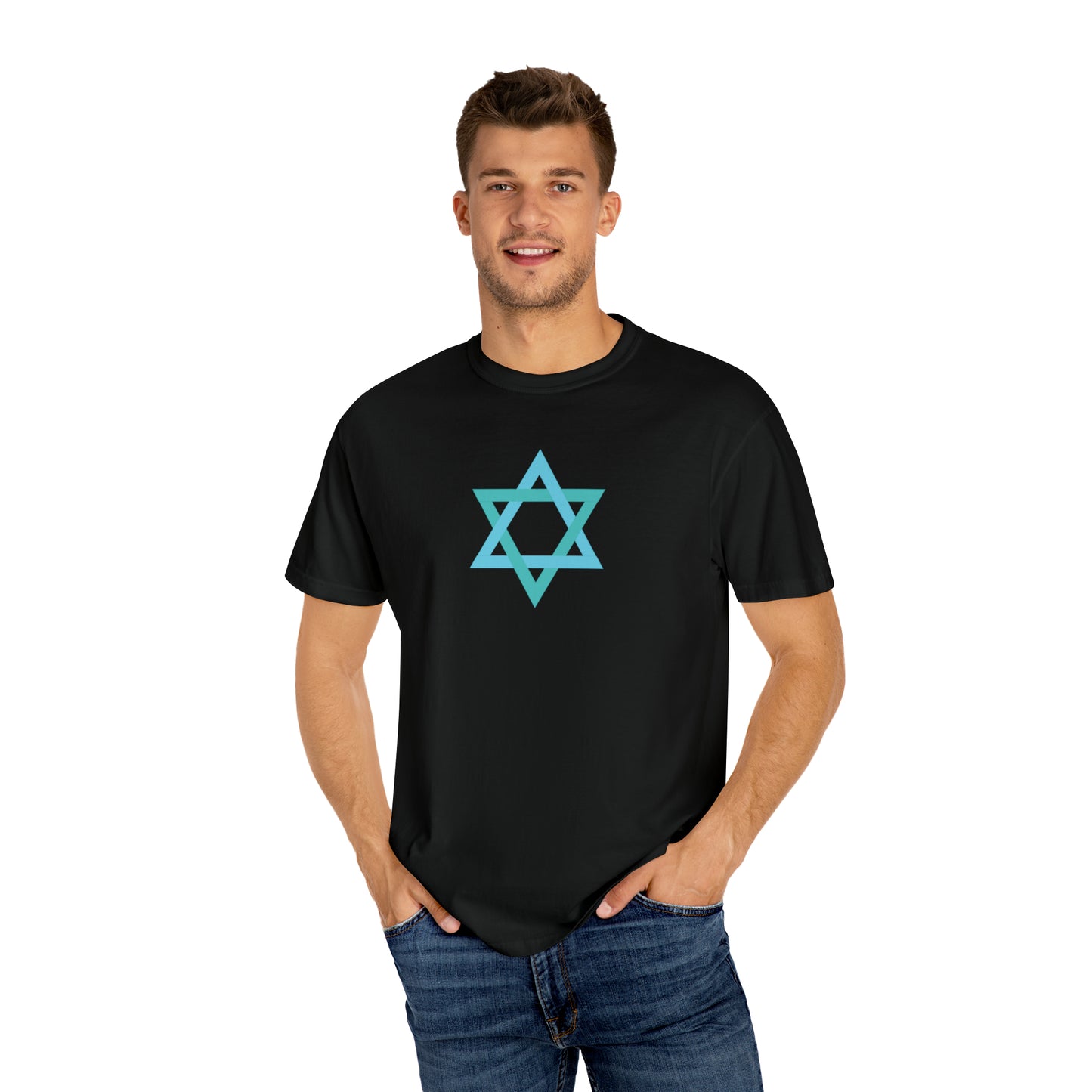 Jewish Star Unisex Garment-Dyed T-shirt