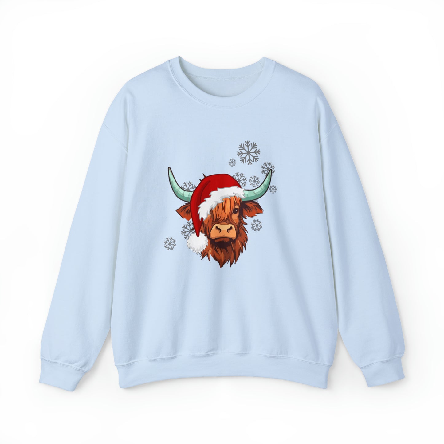 Highland Cow Santa Unisex Sweatshirt