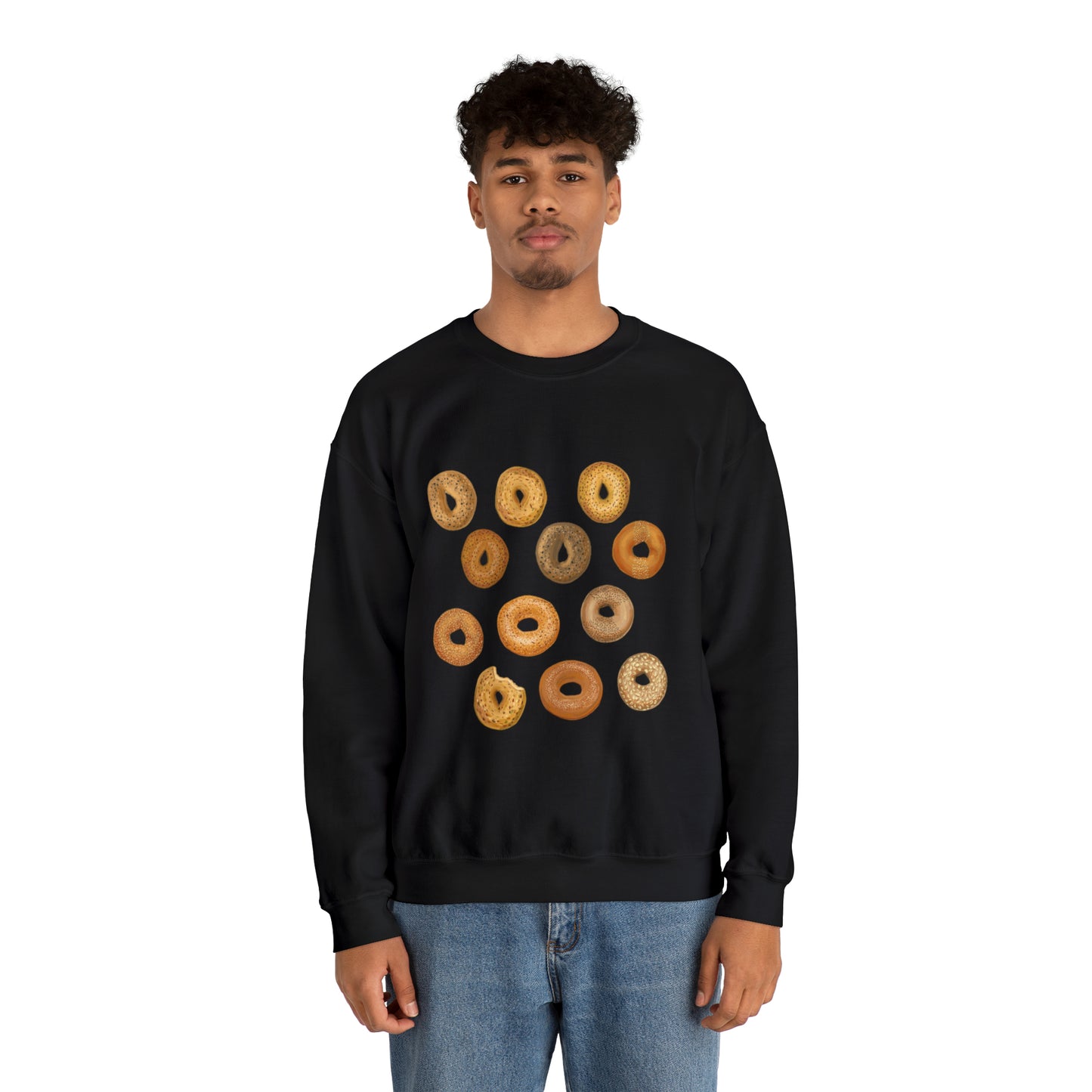 Bagels Unisex Heavy Blend Crewneck Sweatshirt