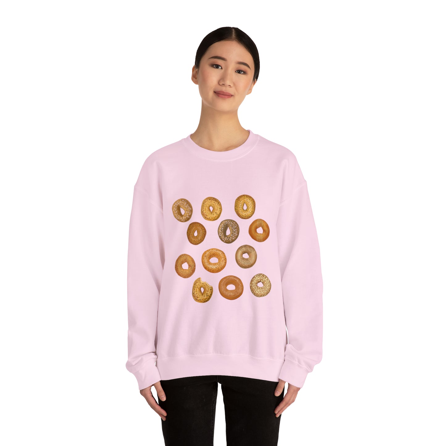 Bagels Unisex Heavy Blend Crewneck Sweatshirt