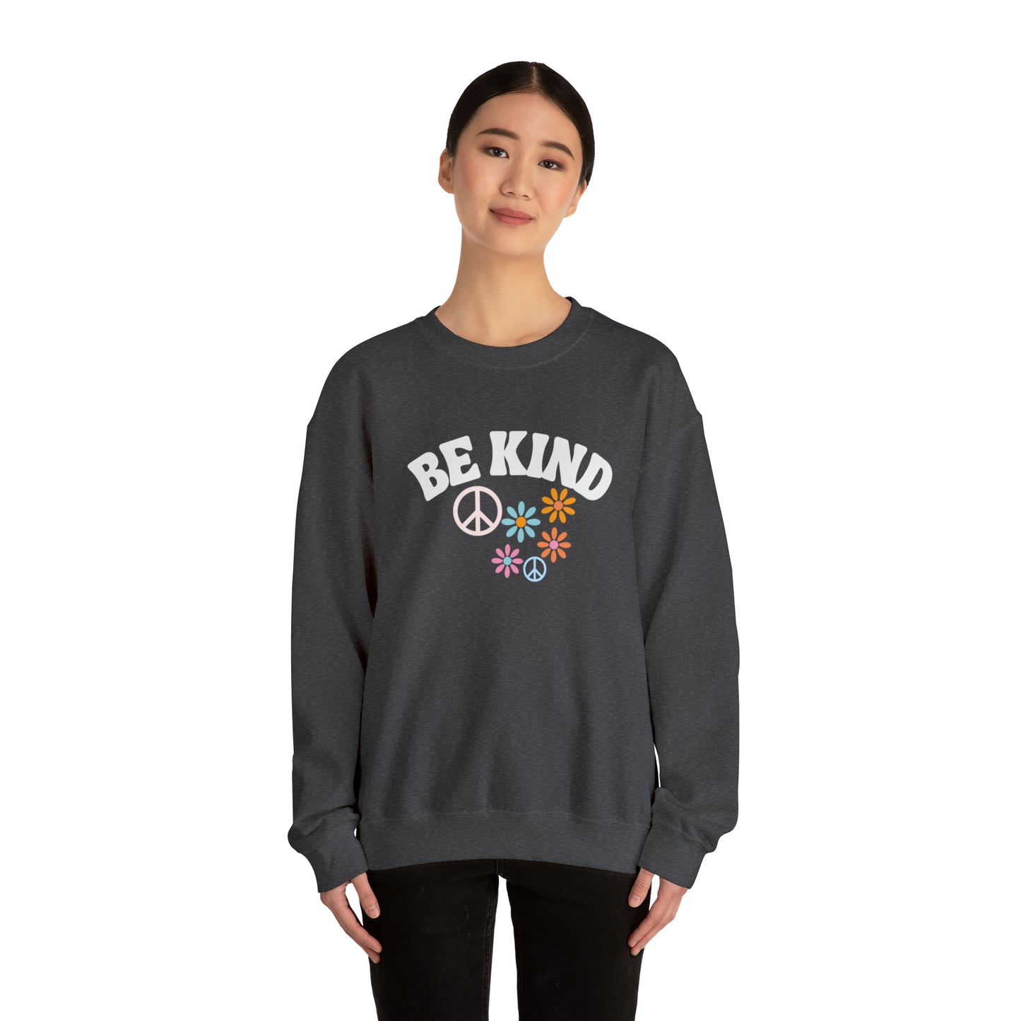 Be Kind Unisex Heavy Blend Crewneck Sweatshirt