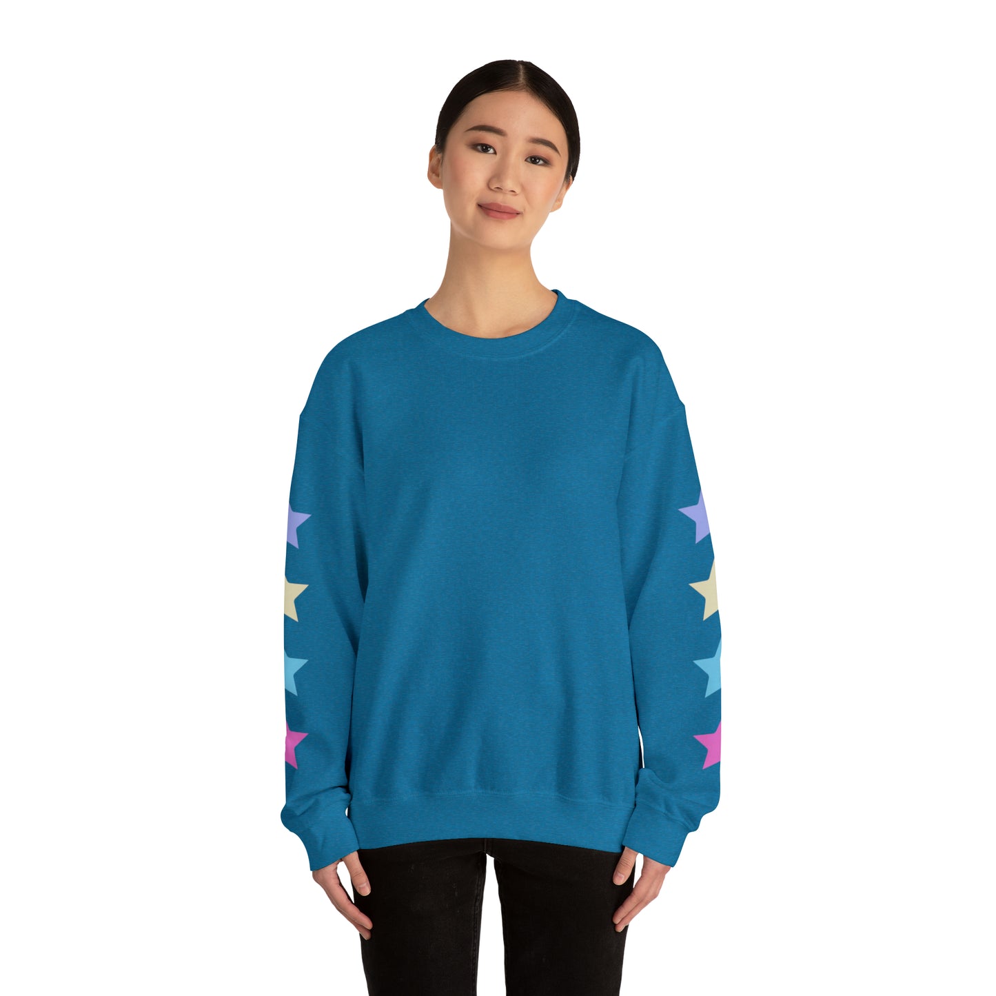 The World Is A Better Place With Peace Unisex Heavy Blend Crewneck Sweatshirt