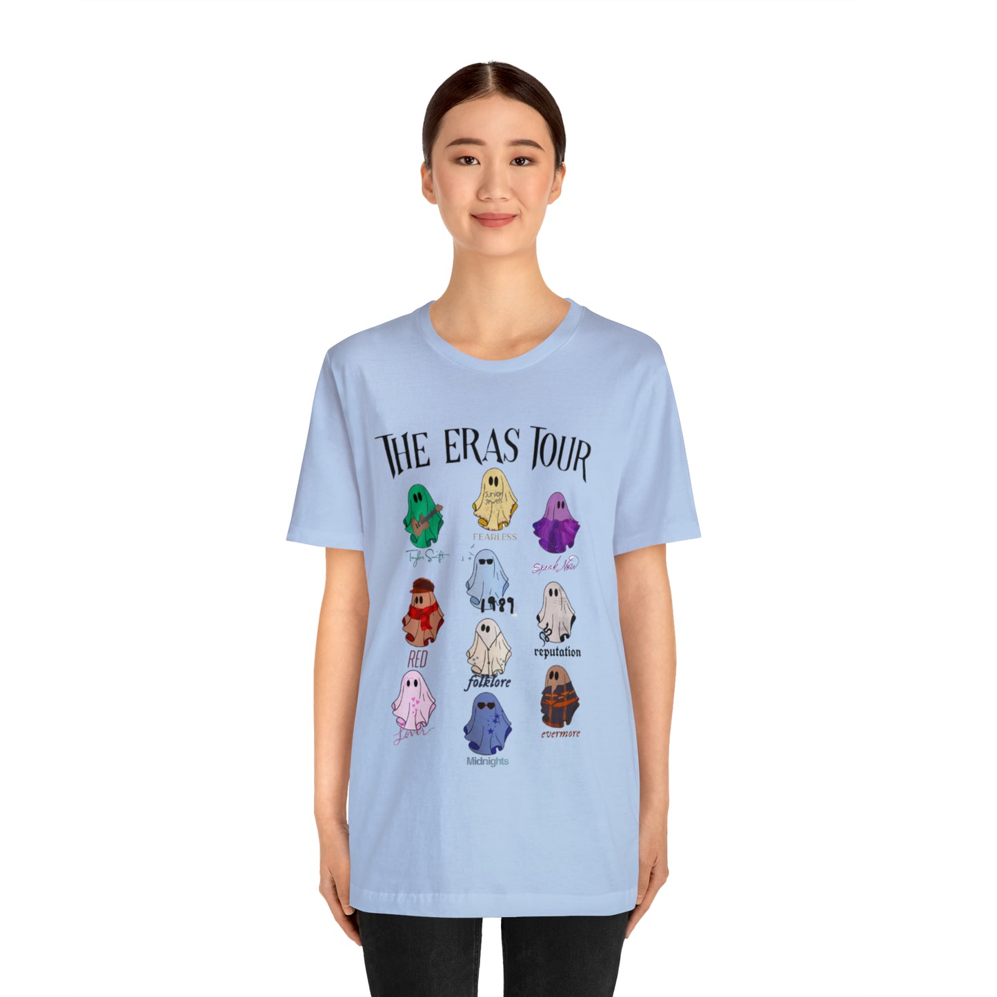 The Eras Tour Ghost Unisex Jersey Short Sleeve Tee