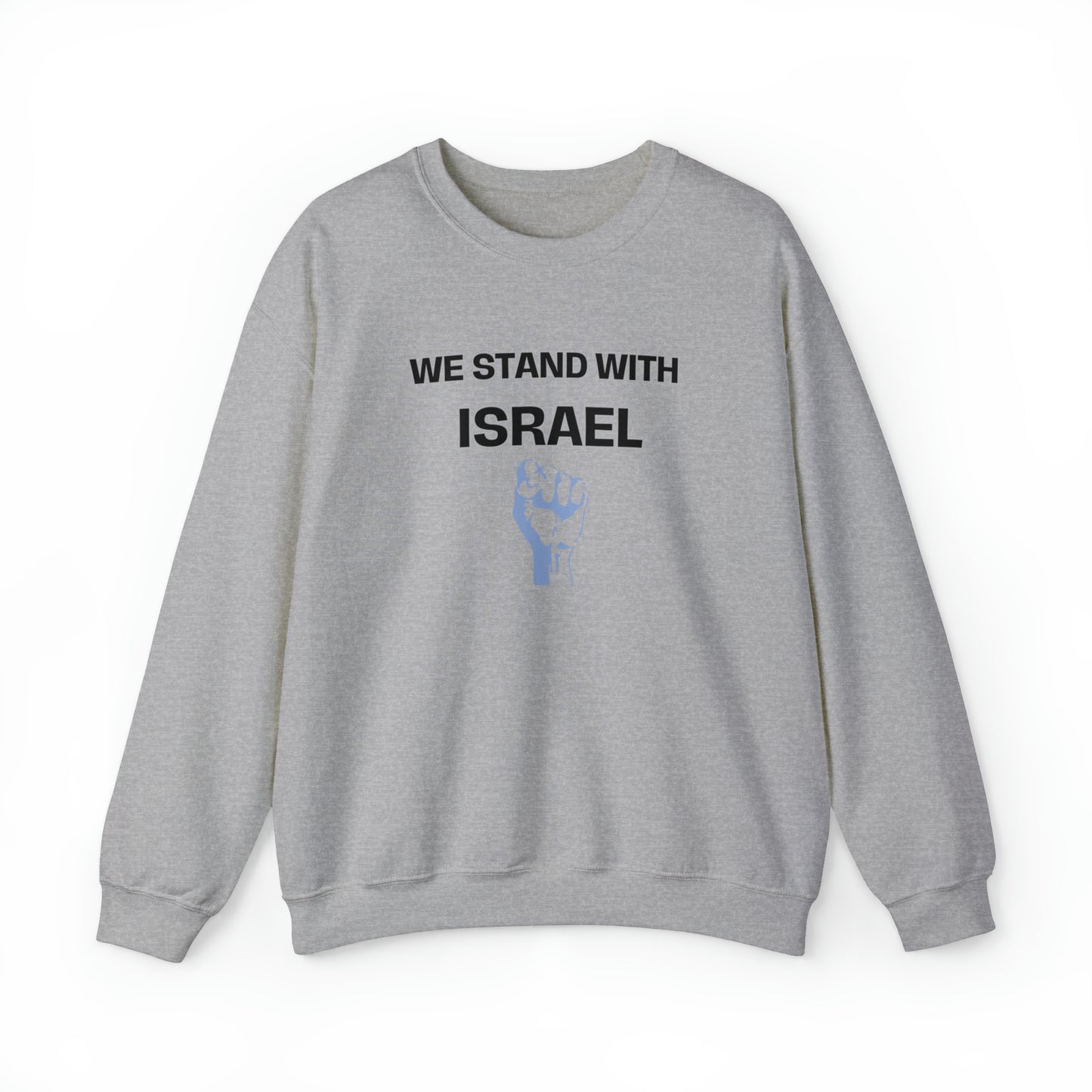 We Stand For Israel Unisex Heavy Blend™ Crewneck Sweatshirt
