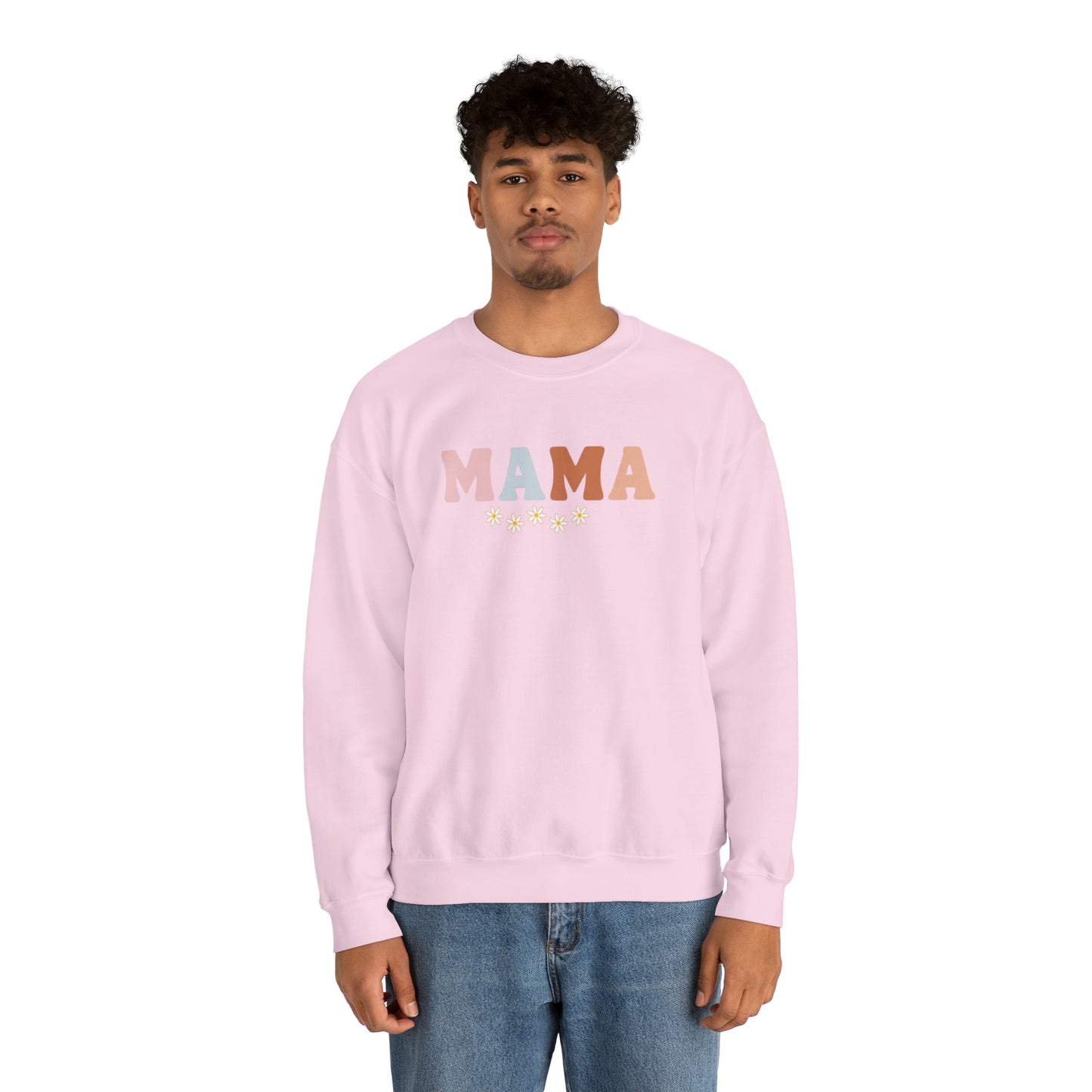 Mama Daisy Unisex Heavy Blend  Crewneck Sweatshirt