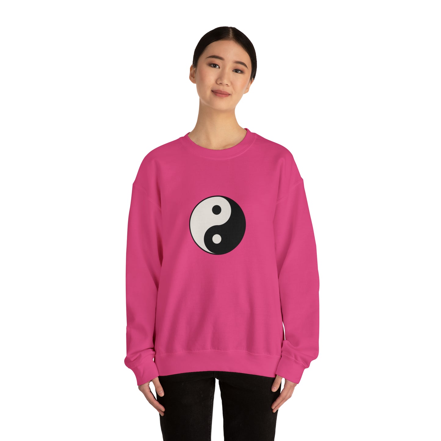Ying Yang Unisex Heavy Blend Crewneck Sweatshirt