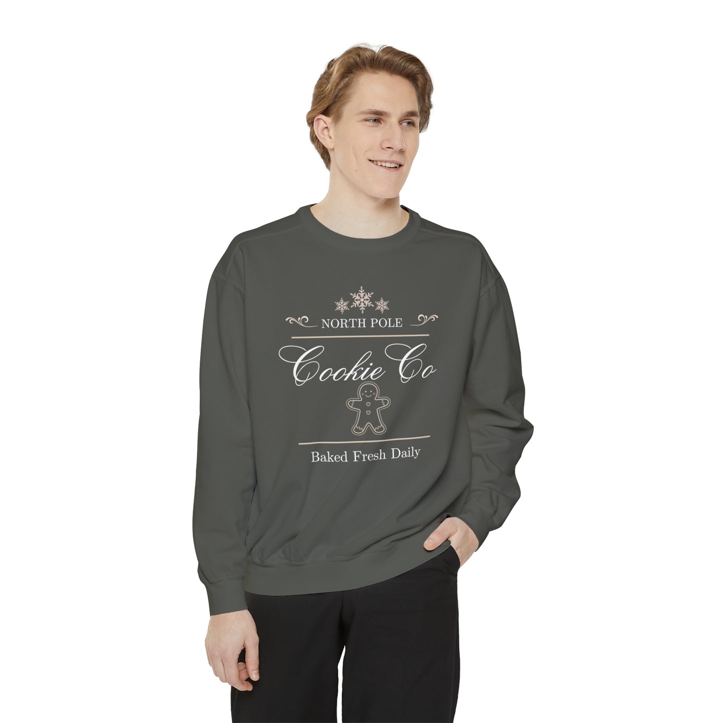 North Pole Cookie Company Unisex Garment-Dyed Sweatshirt