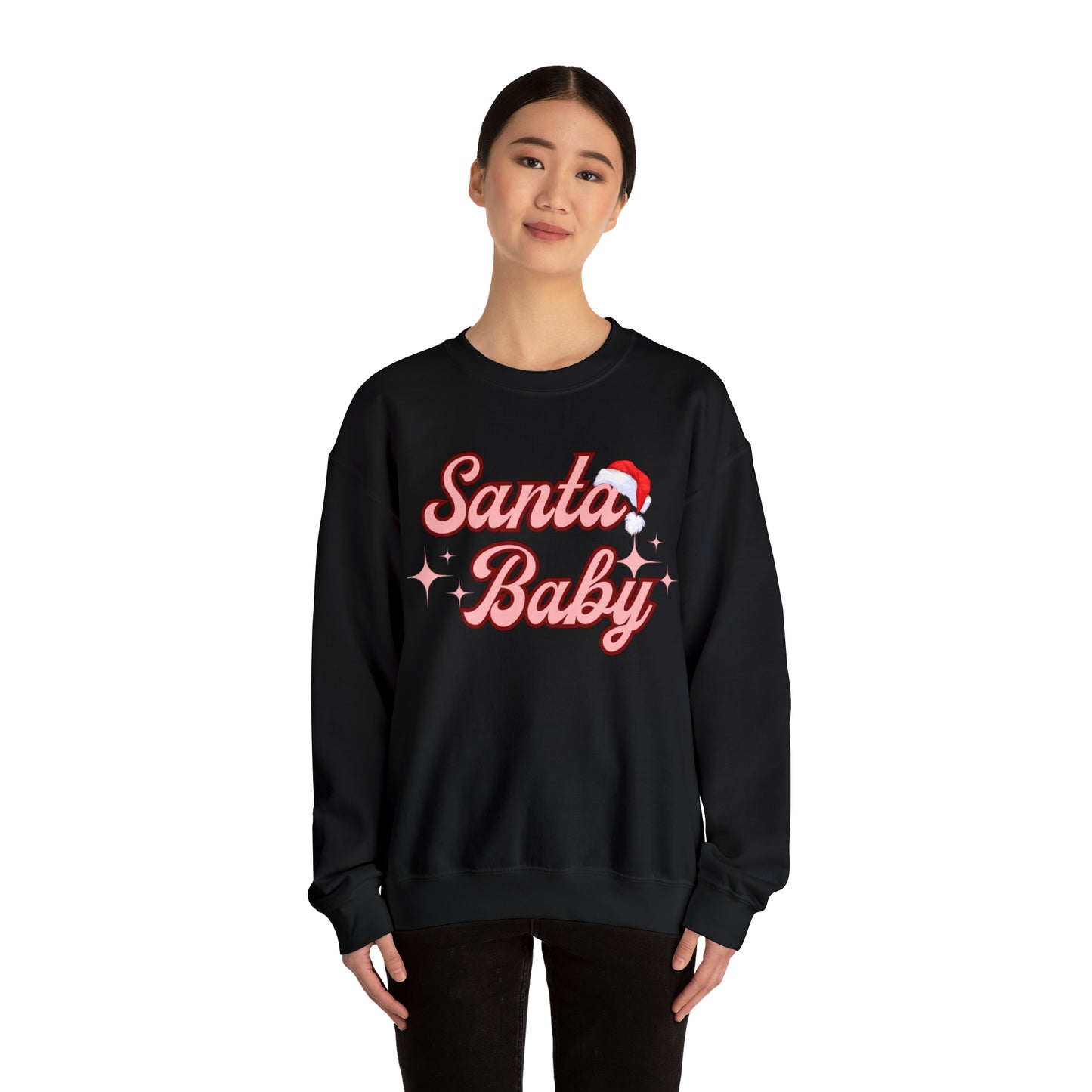 Santa Baby Unisex Heavy Blend Crewneck Sweatshirt