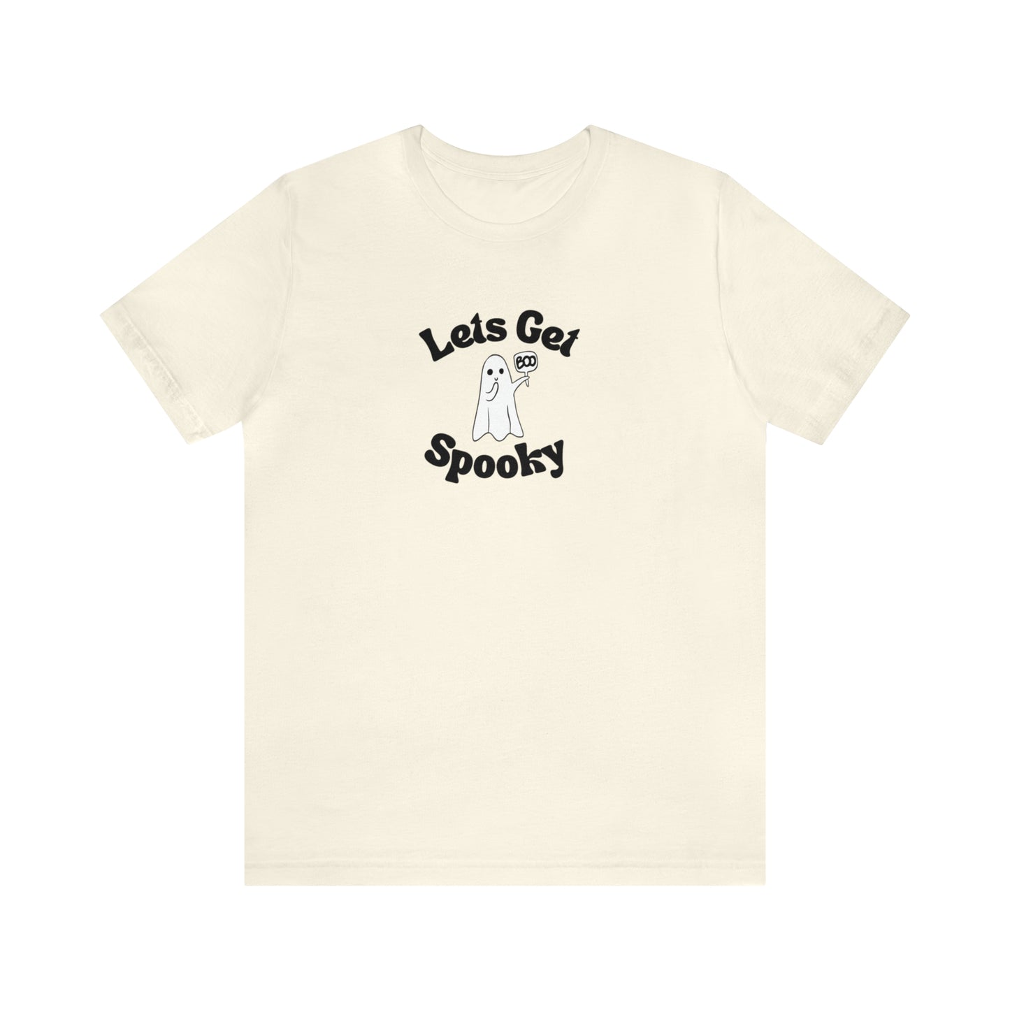 Let’s Get Spooky Ghost Unisex Jersey Short Sleeve Tee